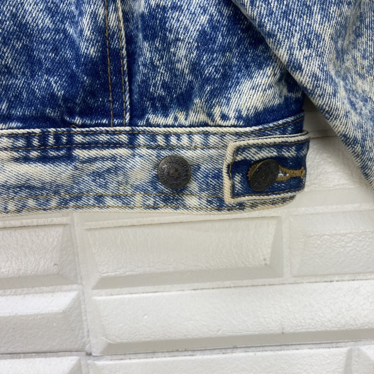 Japanese Brand Vtg Gleeman Japanese Brand Acid Wash Retro Trucker Jacket Size US M / EU 48-50 / 2 - 17 Thumbnail