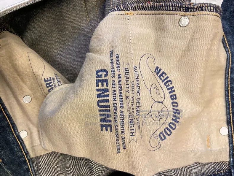 Neighborhood Neighborhood size M Blue Basic Washed Denim Pants Size US 27 - 5 Thumbnail