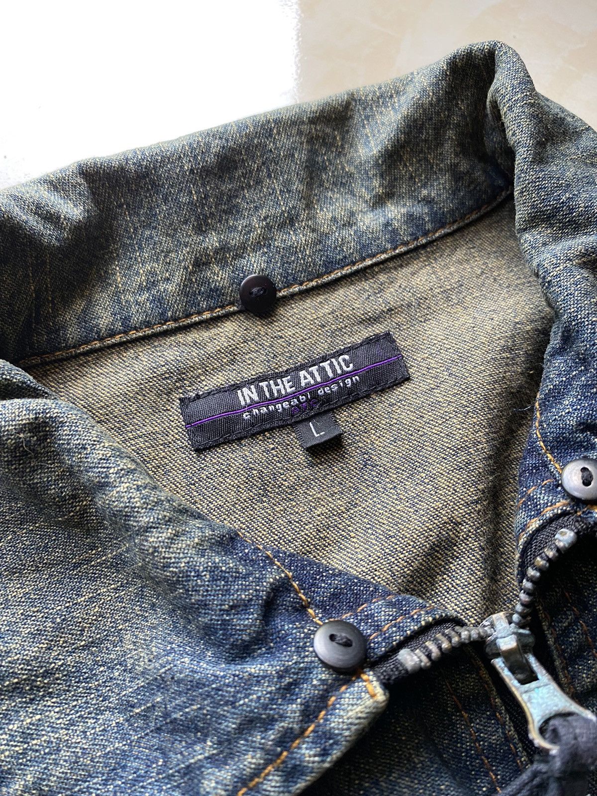 In The Attic In The Attic Style Punk Denim Jacket Size US L / EU 52-54 / 3 - 8 Thumbnail