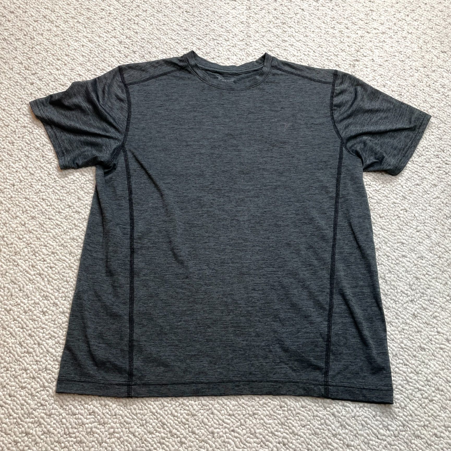 Old Navy Old Navy Shirt Mens L Gray Logo Sports Active T-Shirt Short Sleeve Regular Fit - Microfiber Climalite Workout Gym VINTAGE: No Size US L / EU 52-54 / 3 - 2 Thumbnail