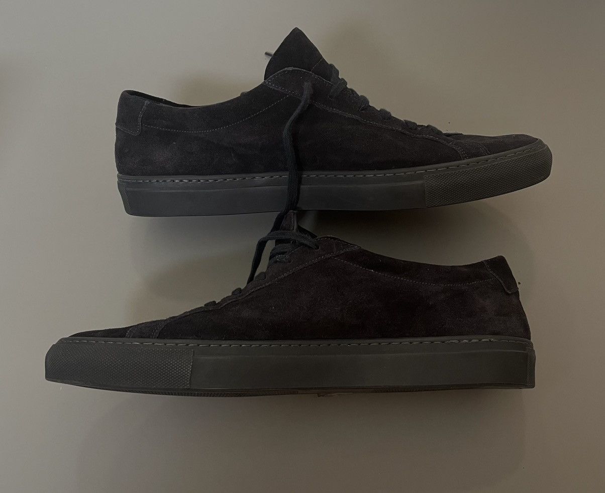 Common Projects Common projects navy blue suede Size US 12 / EU 45 - 1 Thumbnail