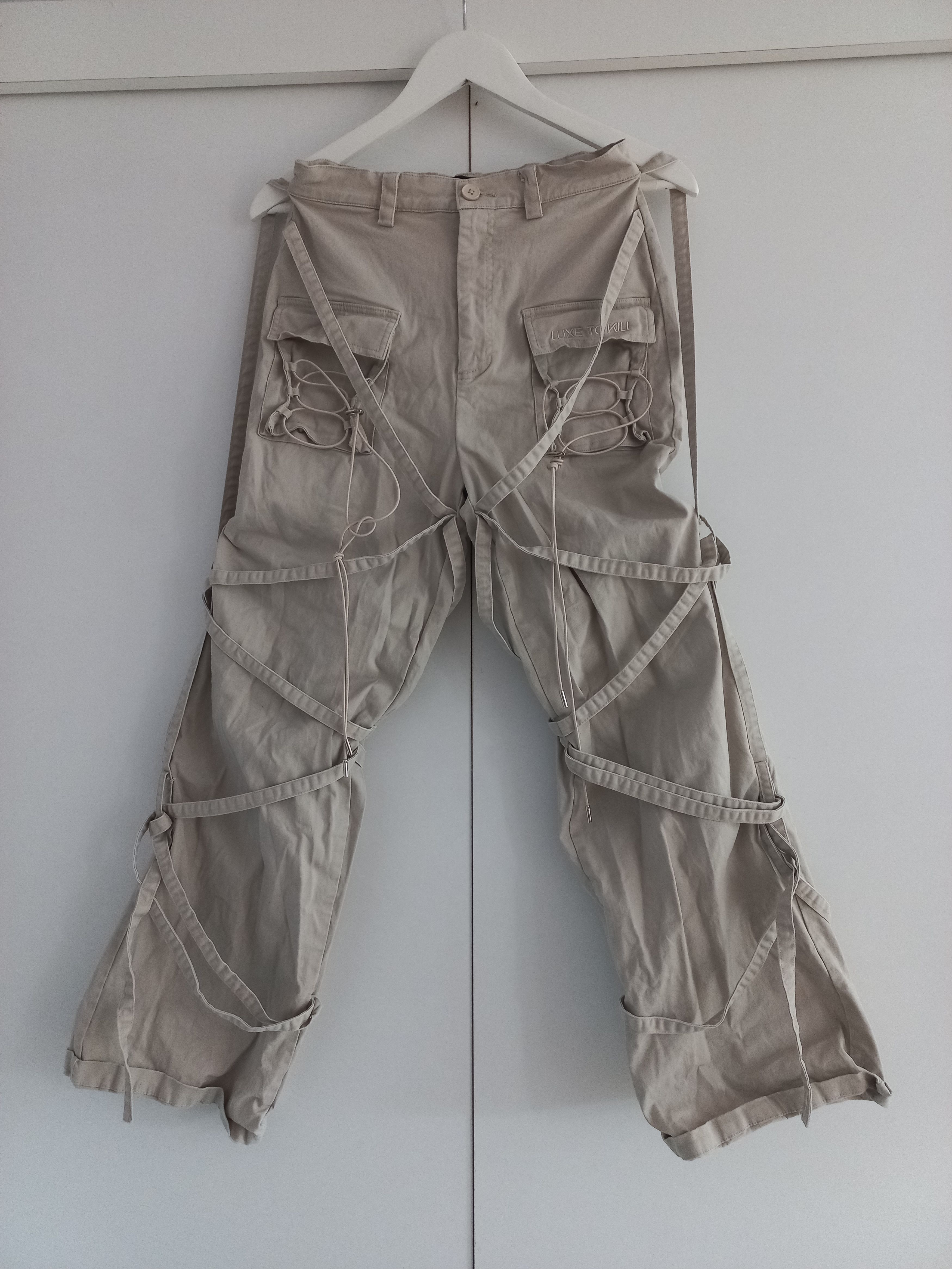 Other Luxe to Kill Women's Cream and Trousers Size 32" / US 10 / IT 46 - 1 Thumbnail