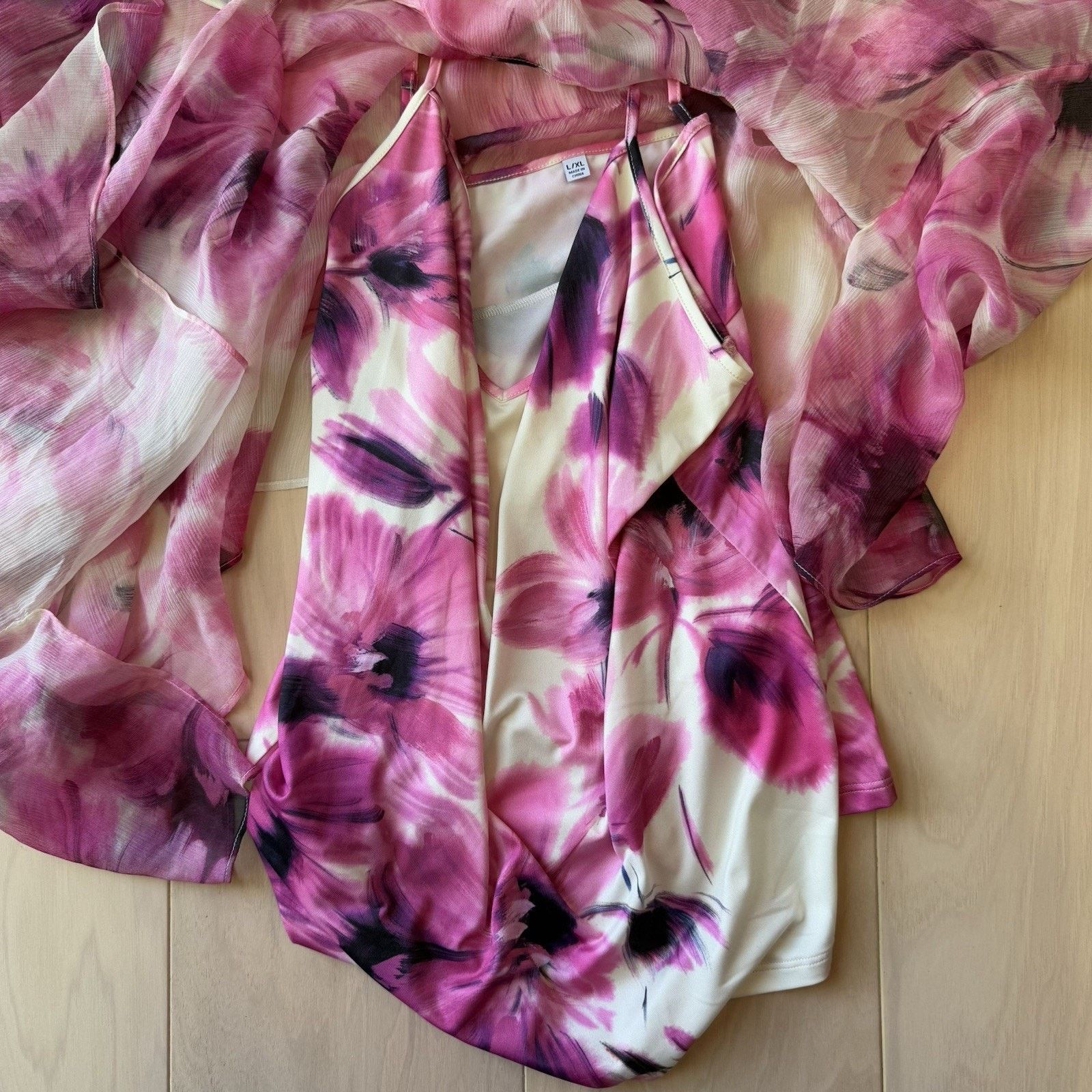Johnny Was Johnny Was Katia Floral Silk Blouse Women's L/XL Multicolor Size L / US 10 / IT 46 - 5 Thumbnail