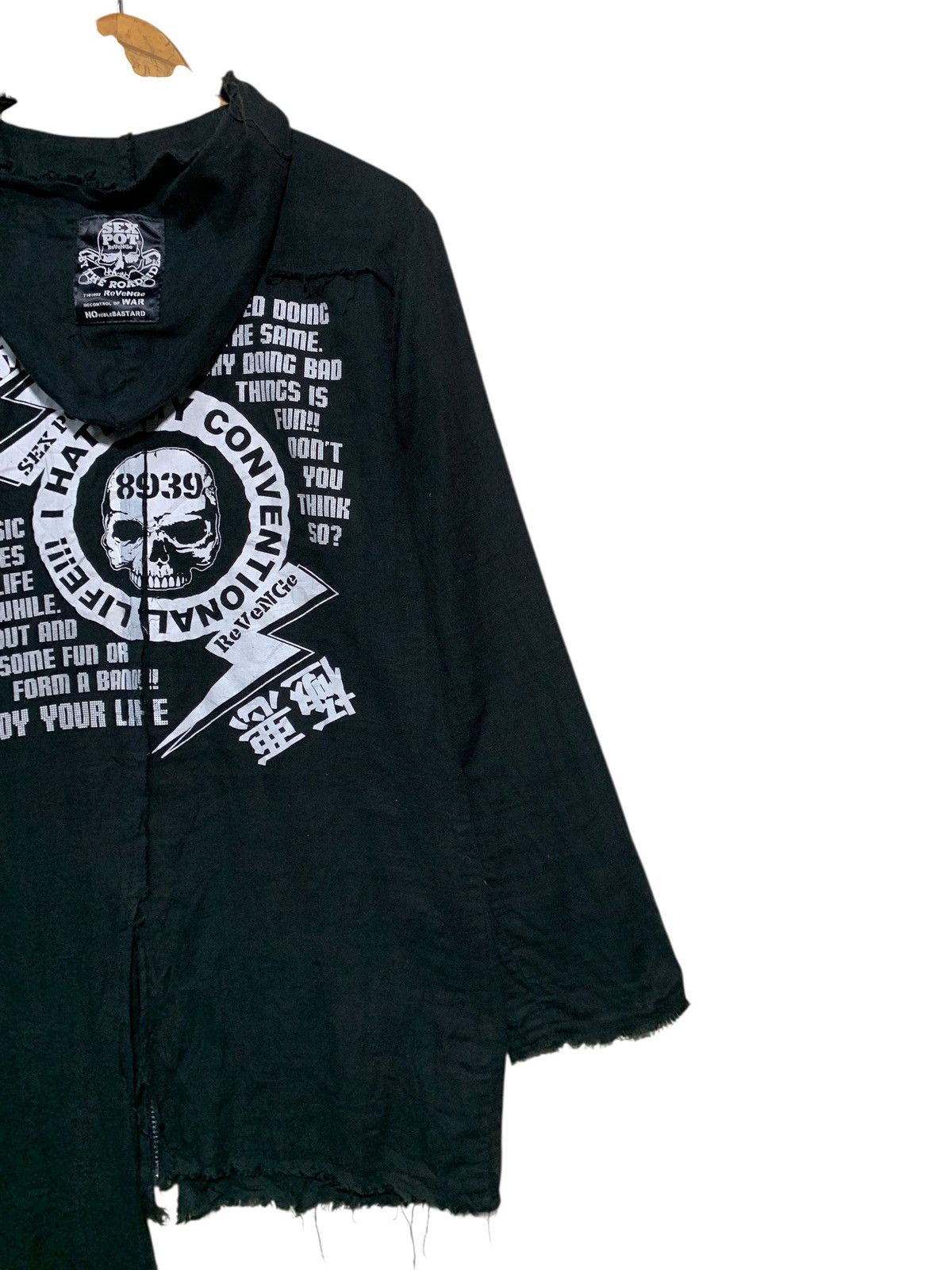 Japanese Brand 🔥SEX POT REVANGE PUNK HOODIE JACKETS MUSLIN Size US M / EU 48-50 / 2 - 8 Thumbnail