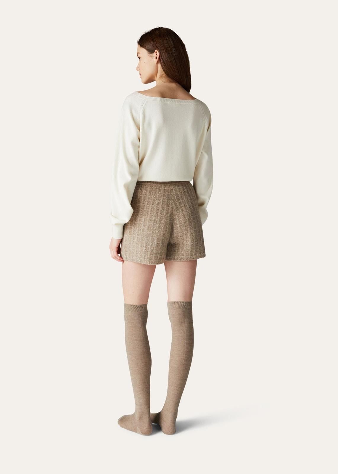 Loro Piana o1srvl11e1125 FAN1849 Cocooning Wideneck Sweater in White Size S / US 4 / IT 40 - 3 Thumbnail