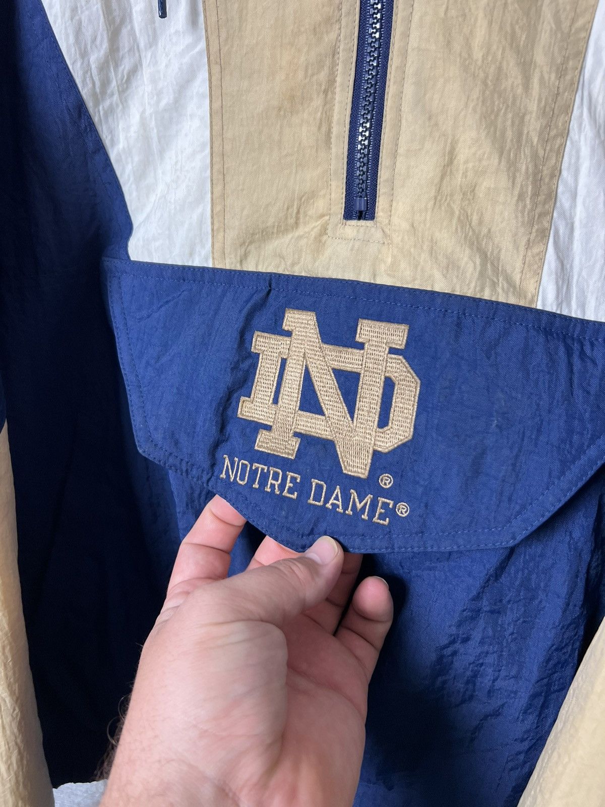 Starter 90s Starter Notre Dame Fighting Irish Nylon Bomber Jacket Size US L / EU 52-54 / 3 - 7 Thumbnail
