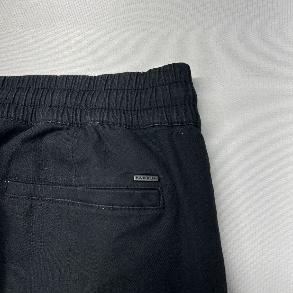 Pacsun Pacsun Pants Black Skinny Stacked Drawstring Ankle Zipper Size US 32 / EU 48 - 10 Thumbnail