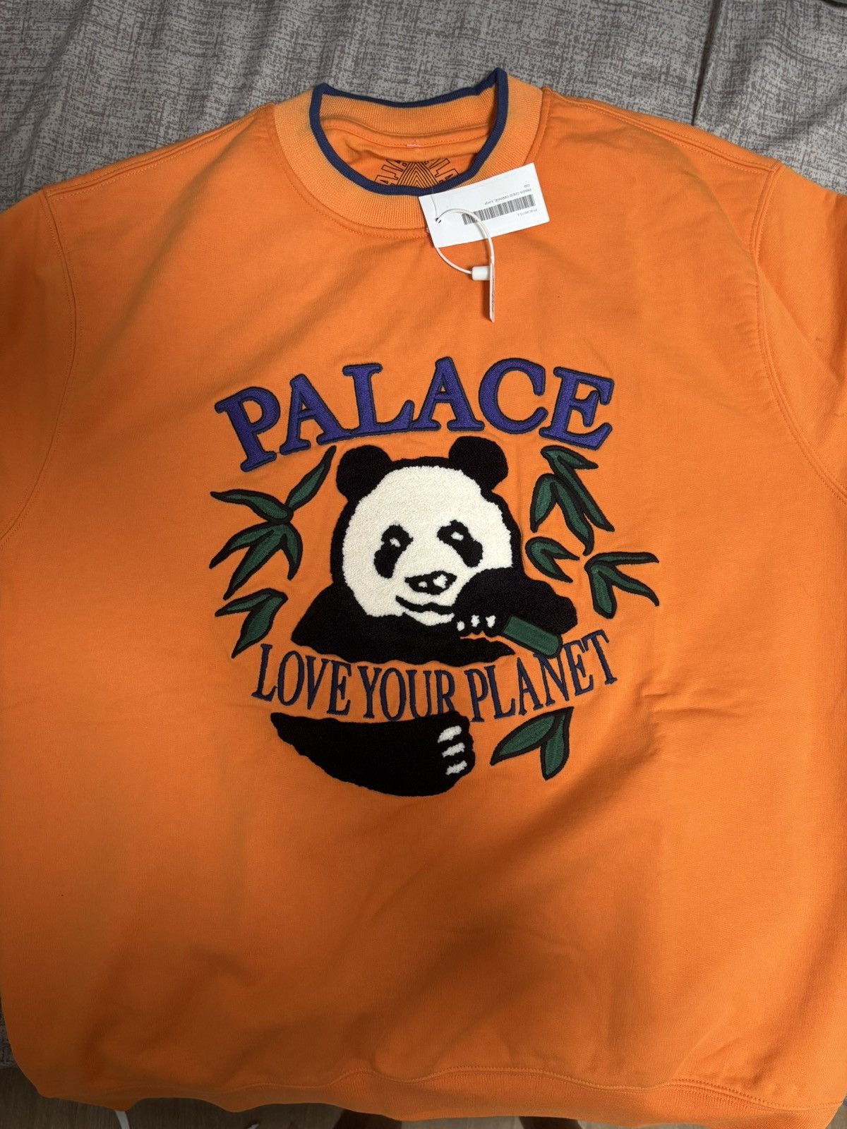 Palace Palace Panda Crew Orange Size US L / EU 52-54 / 3 - 2 Thumbnail