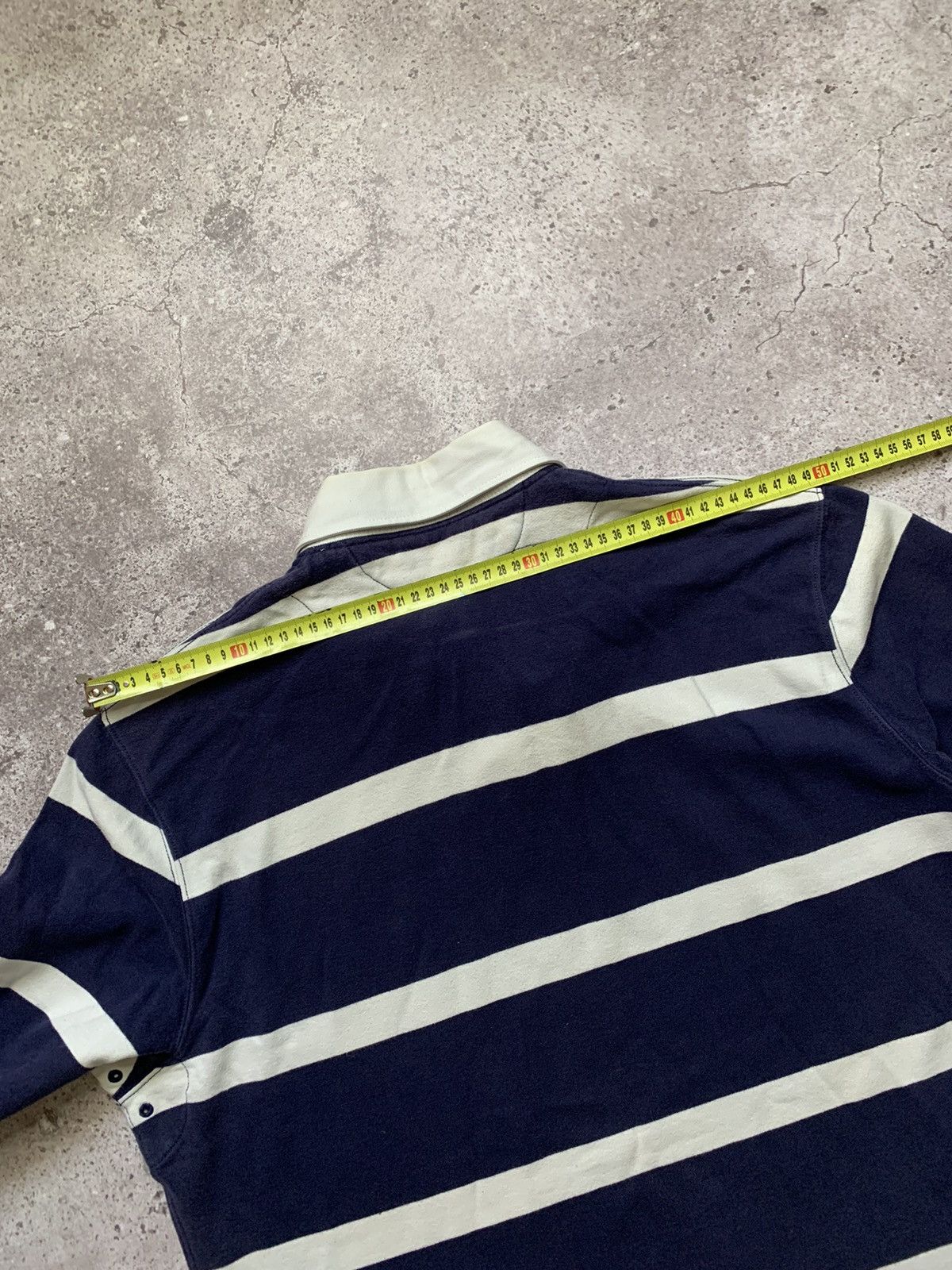 Polo Ralph Lauren × Vintage Vintage Ralph Lauren Rugby Striped Long sleeve Size US XL / EU 56 / 4 - 9 Thumbnail