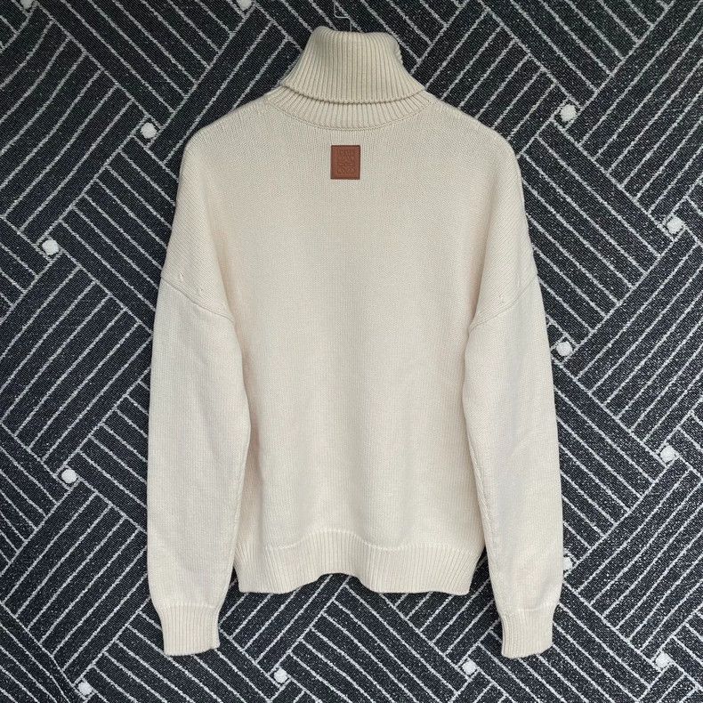 Loewe LOEWE Knitted high collar long sleeve sweater Size S / US 4 / IT 40 - 2 Thumbnail
