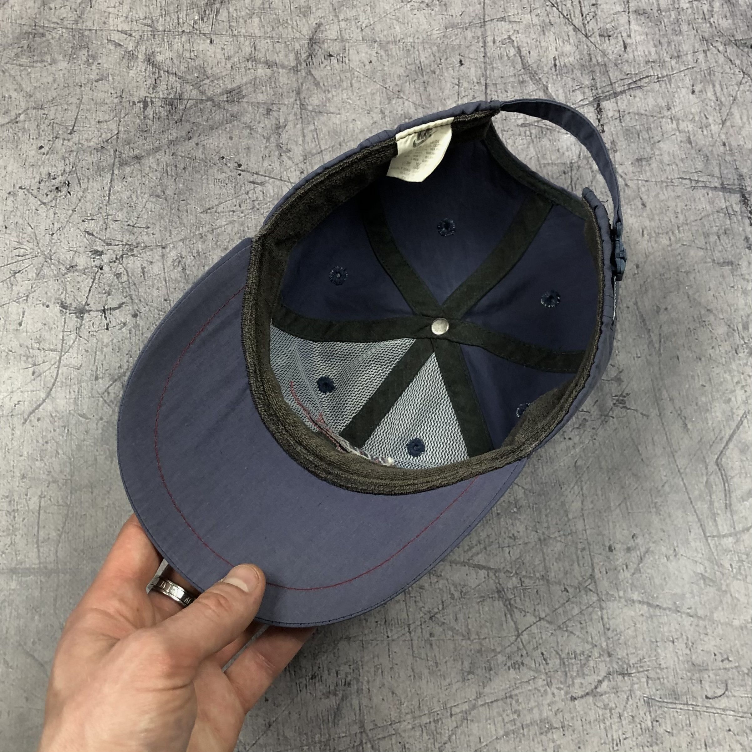 Nike Vintage 90s Nike Air Cap Size ONE SIZE - 9 Thumbnail