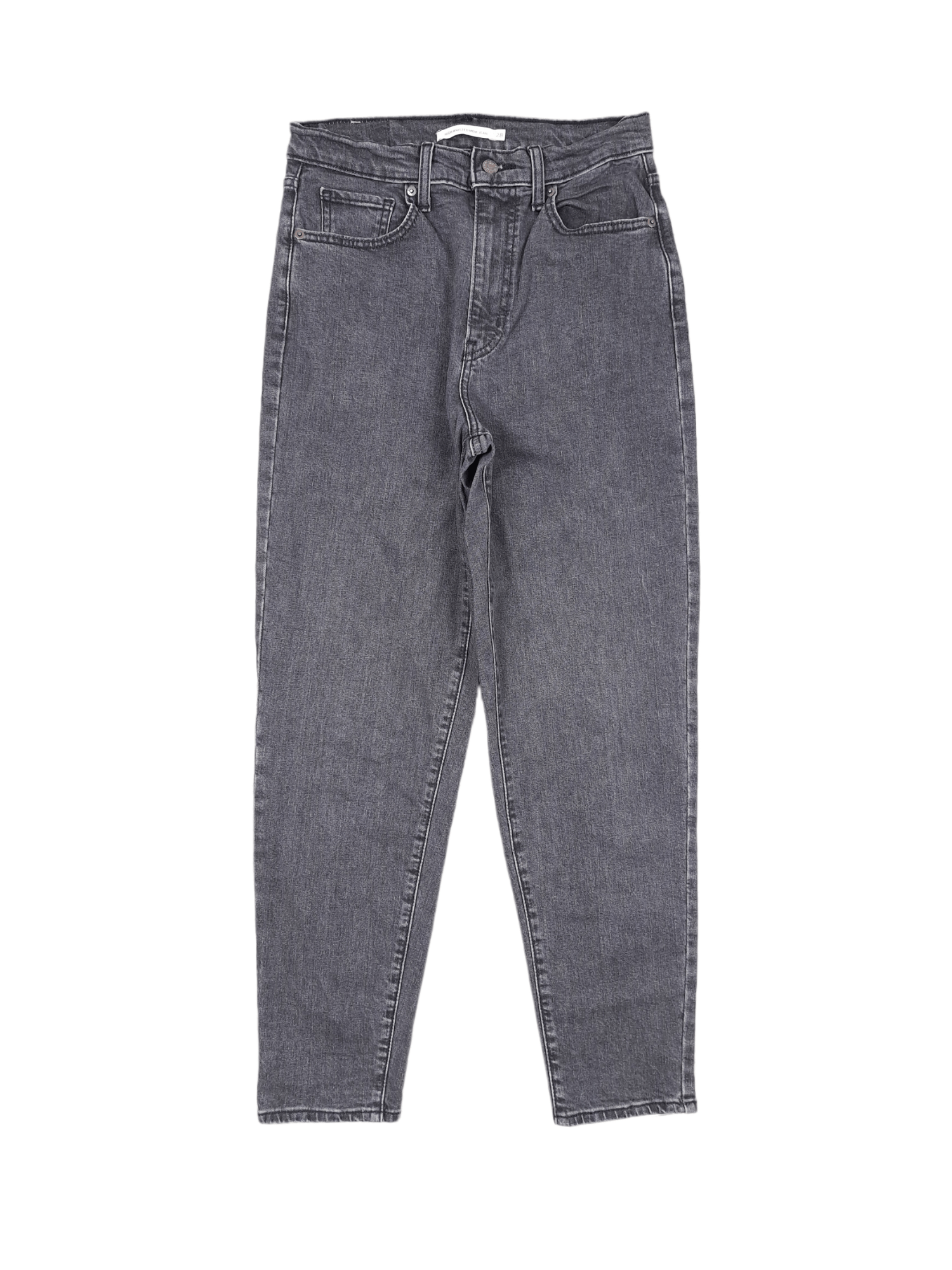 Levi's × Levi's Vintage Clothing × Vintage 💎 Levi's 28/29 High Waisted Mom Jeans Dark Grey Denim Size 28" / US 6 / IT 42 - 1 Thumbnail