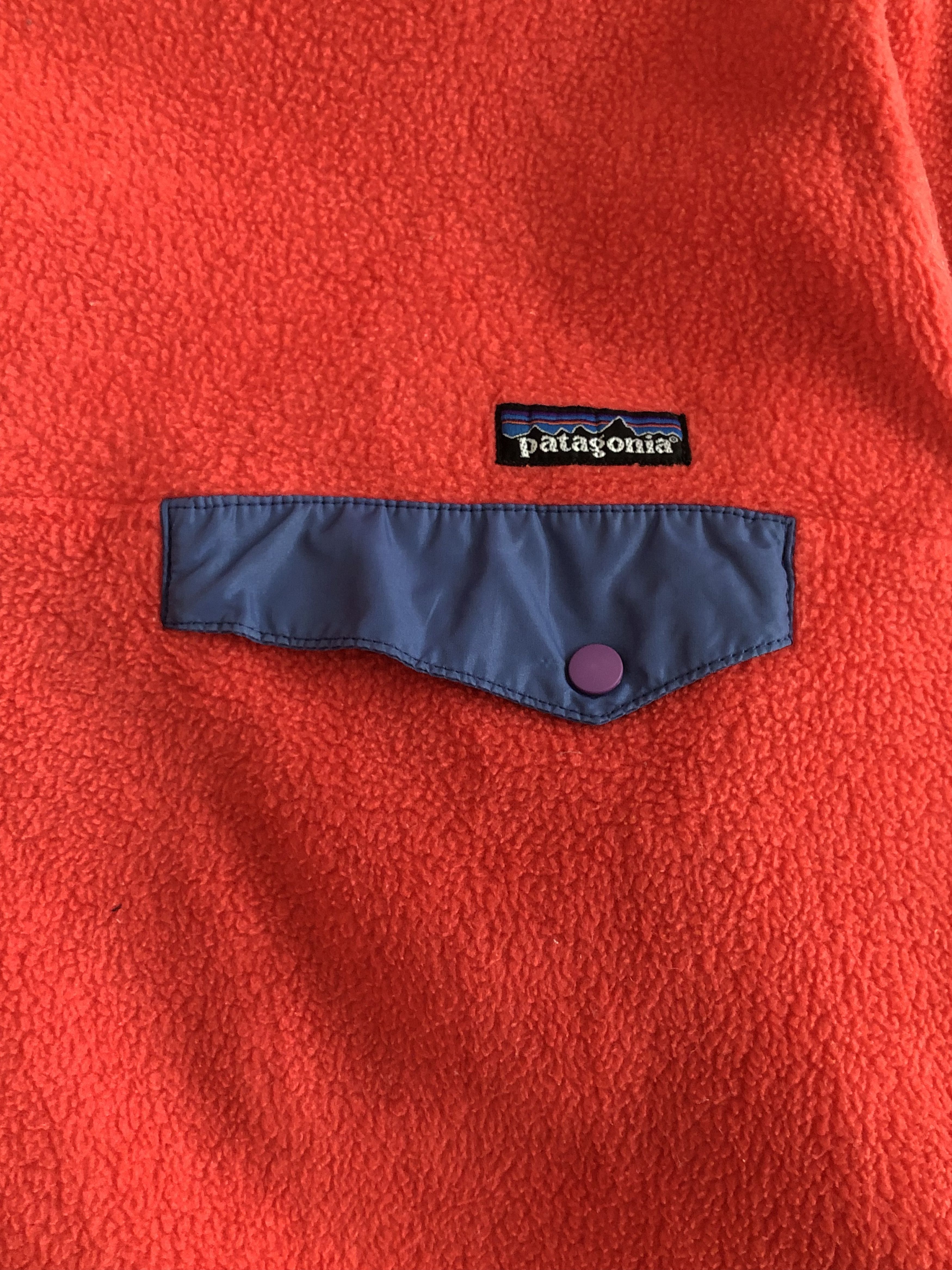 Patagonia RARE🔥90’S PATAGONIA SYNCHILLA FLEECE PULLOVER DARK SALMON Size US L / EU 52-54 / 3 - 6 Thumbnail