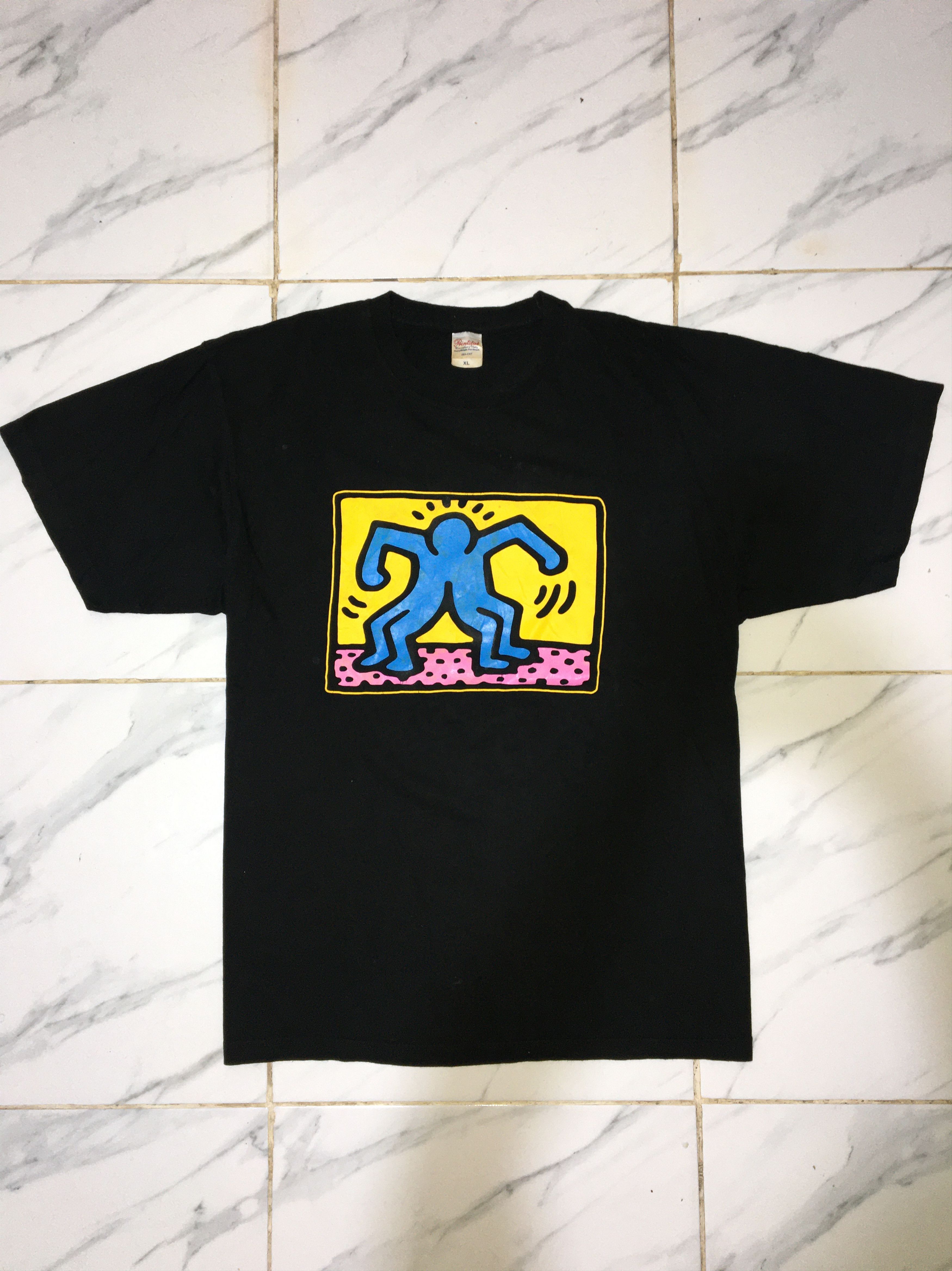 Keith Haring Vintage Keith Haring Tshirt Size US XL / EU 56 / 4 - 1 Thumbnail