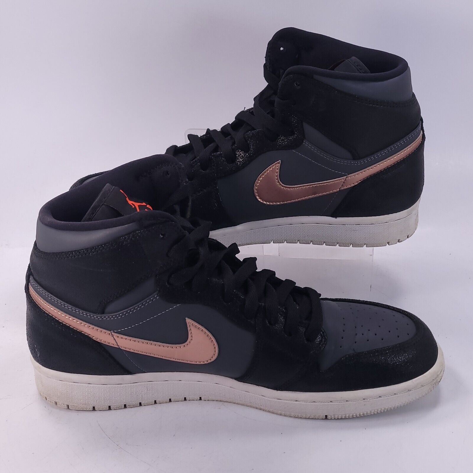 Nike Nike Air Jordan 1 Retro High Mens 10 332550-016 Black White Size US 10 / EU 43 - 5 Thumbnail