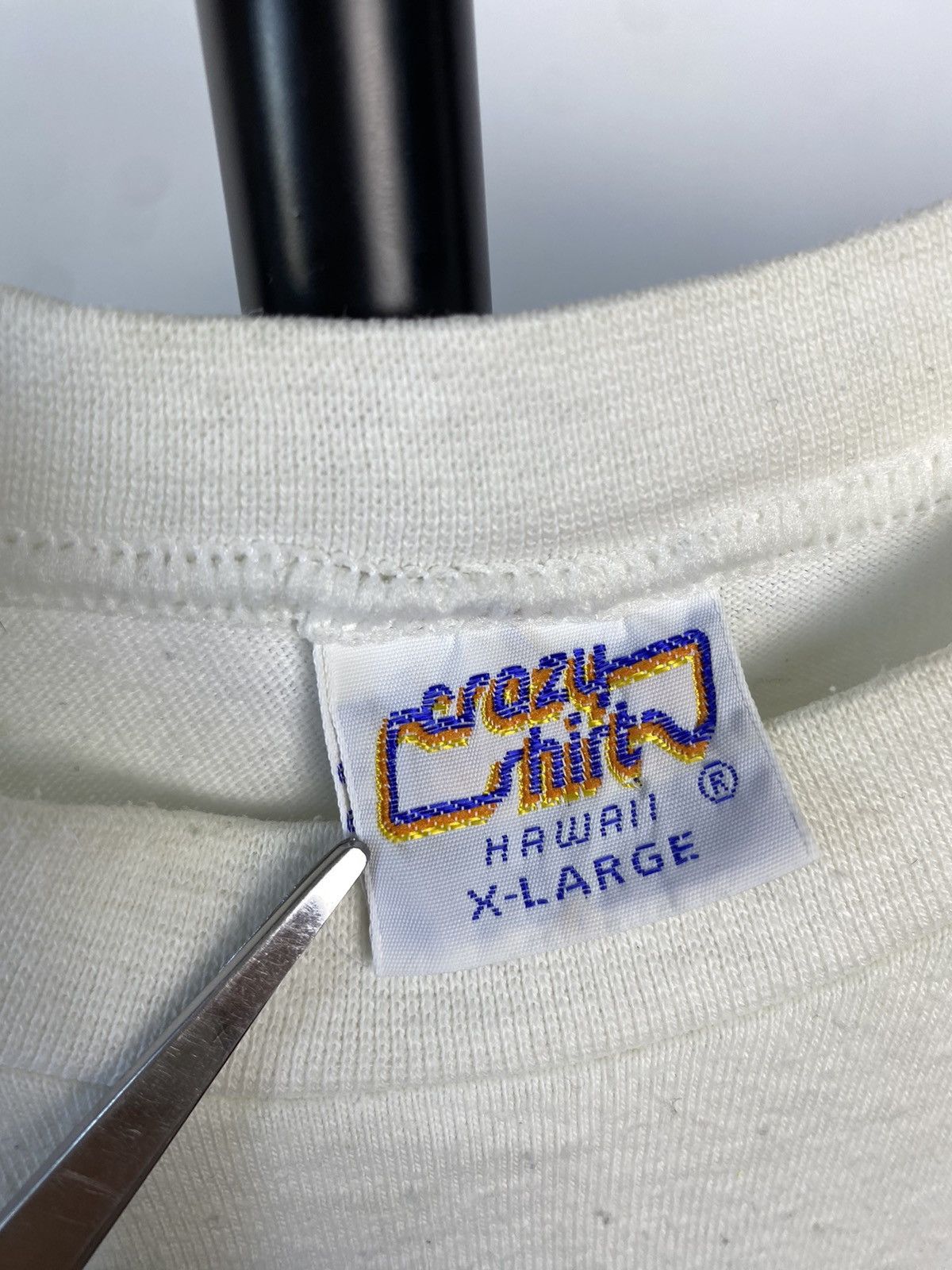 Vintage Crazy Vintage 1980s Hawaii Gecko Graphic T-Shirt Size US XL / EU 56 / 4 - 9 Thumbnail