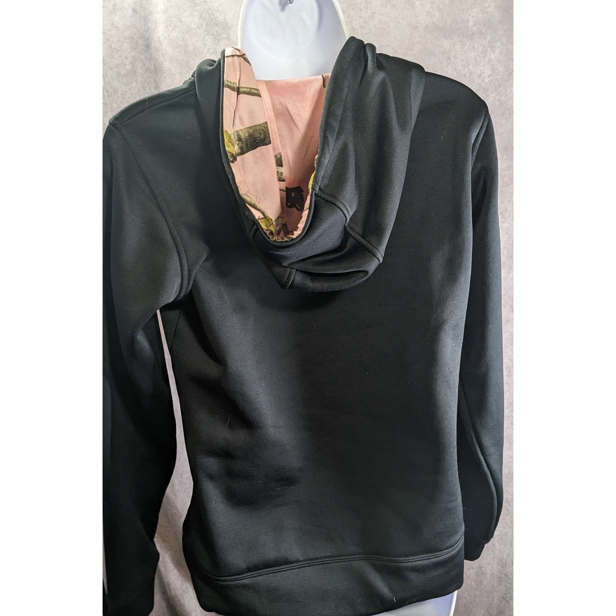Under Armour Under Armour Storm Womens Black Hoodie Pink Camo Logo Size S Size S / US 4 / IT 40 - 3 Thumbnail