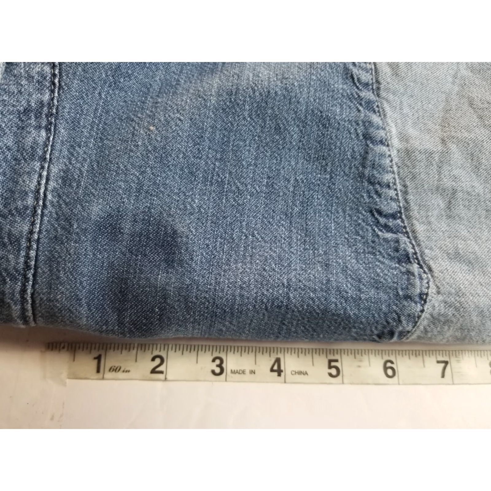 Levi's Levi's Western Pearl Snap Shirt Top Womens Plus Size 1X Light Blue Denim Stretch Shirt Women Cowboy Western Mens? Size XL / US 12-14 / IT 48-50 - 5 Thumbnail