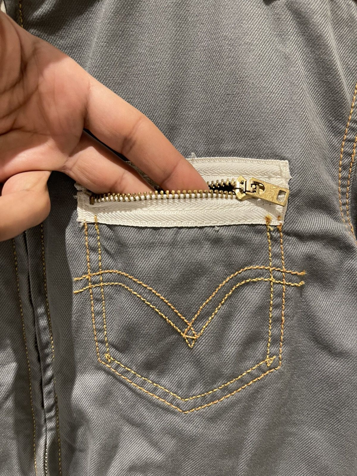 Number (N)ine Levi's Lefty Jean by Takahiro Kuraishi Cropped Zip Jacket Size US S / EU 44-46 / 1 - 10 Thumbnail
