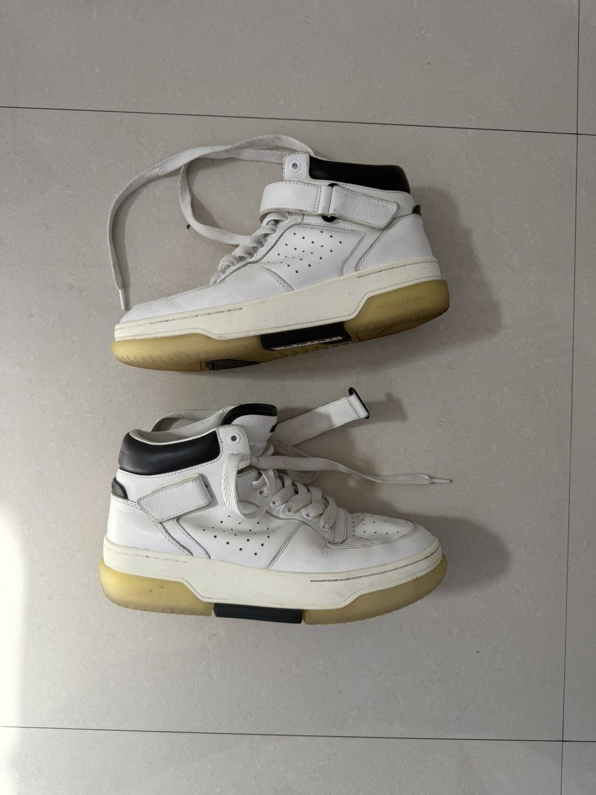 Amiri Amiri Stadium Mid 'White Black' Size US 10 / EU 43 - 3 Thumbnail