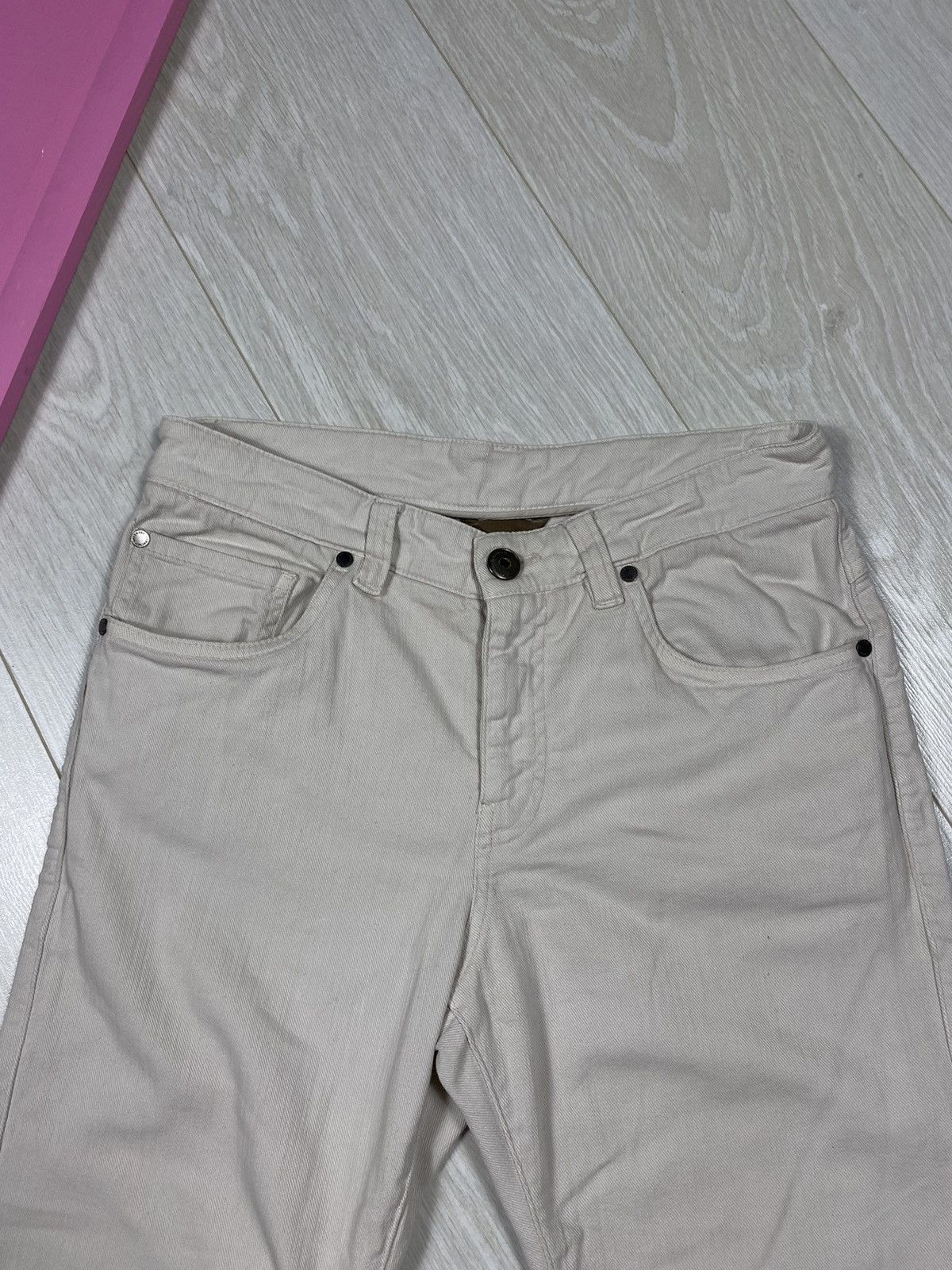 Brunello Cucinelli Brunello Cucinelli Boyfriend Low Slung Pants Size 26" / US 2 / IT 38 - 6 Thumbnail