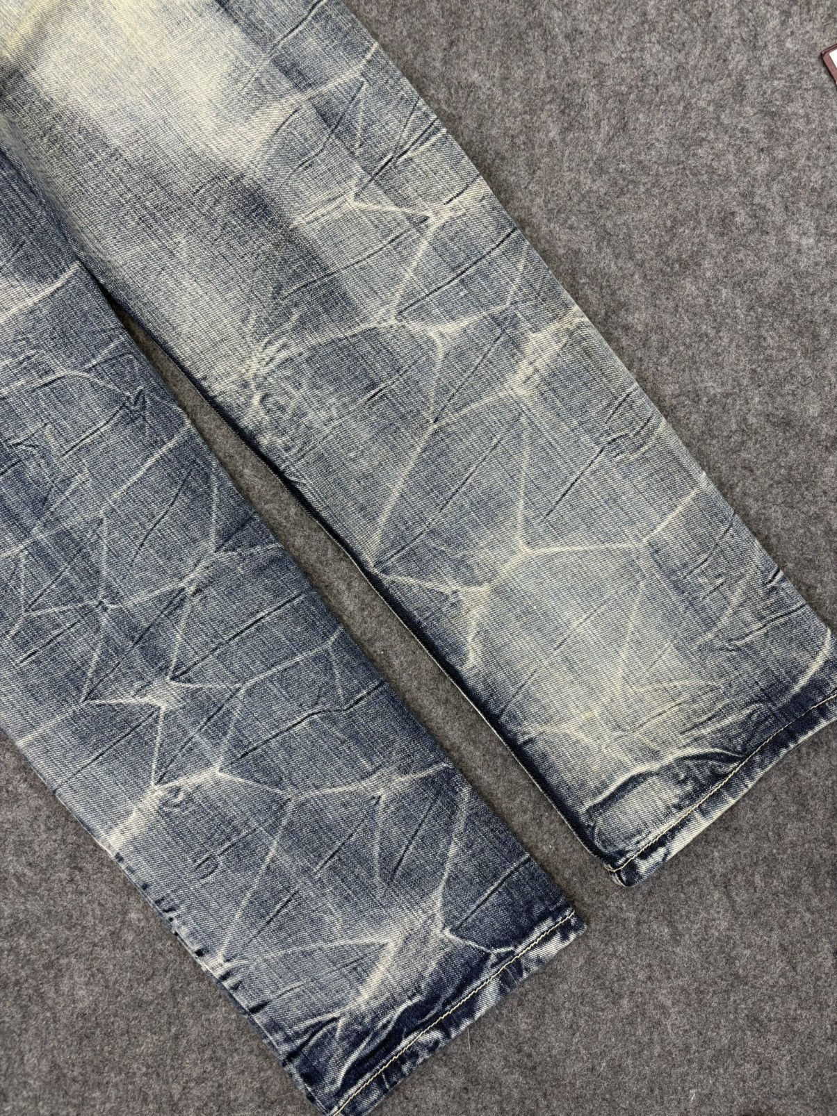 Seditionaries Very Rare Balism Crazy Wash Distressed Denim F696 Size US 32 / EU 48 - 14 Thumbnail