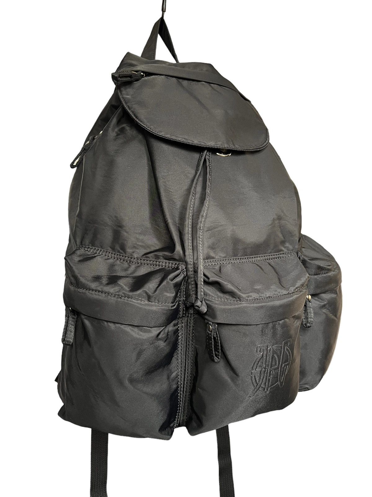 Jean Paul Gaultier 1990 Jean Paul Gaultier Embossed Logo Tanker Backpack Size ONE SIZE - 3 Thumbnail