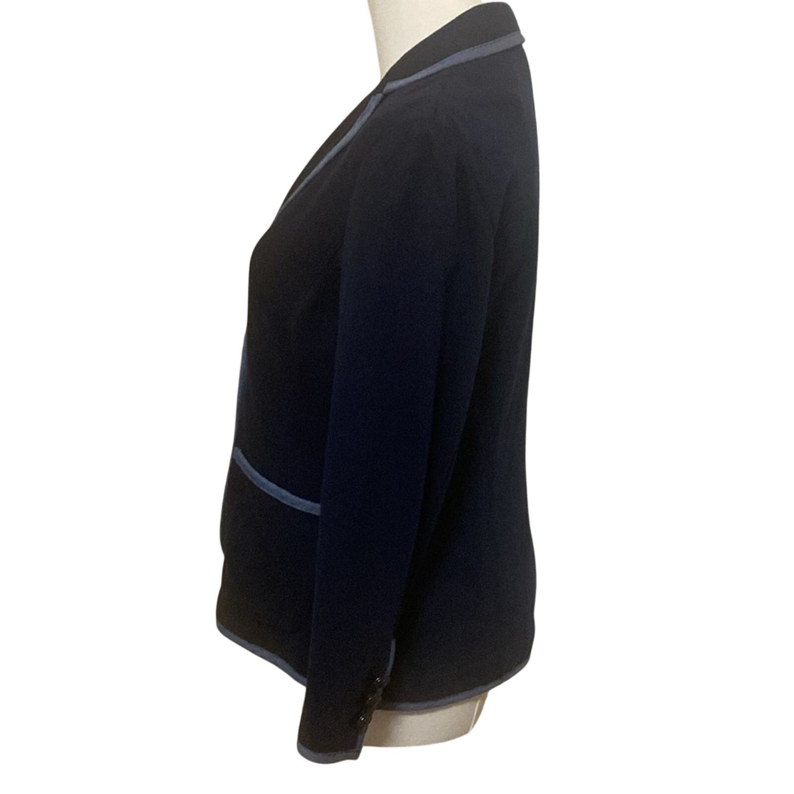 Other Talbots NWT 100% Cotton Blue Blazer Chambray Trim Size S / US 4 / IT 40 - 5 Thumbnail