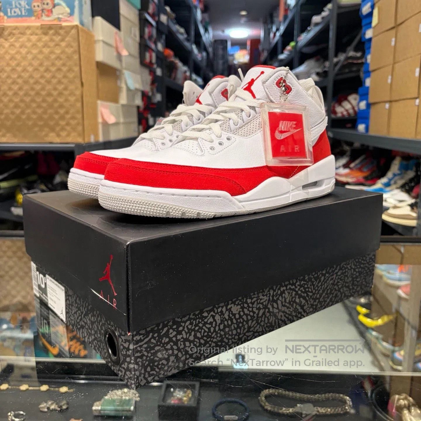 Air Jordan 3 Tinker OG White Red.