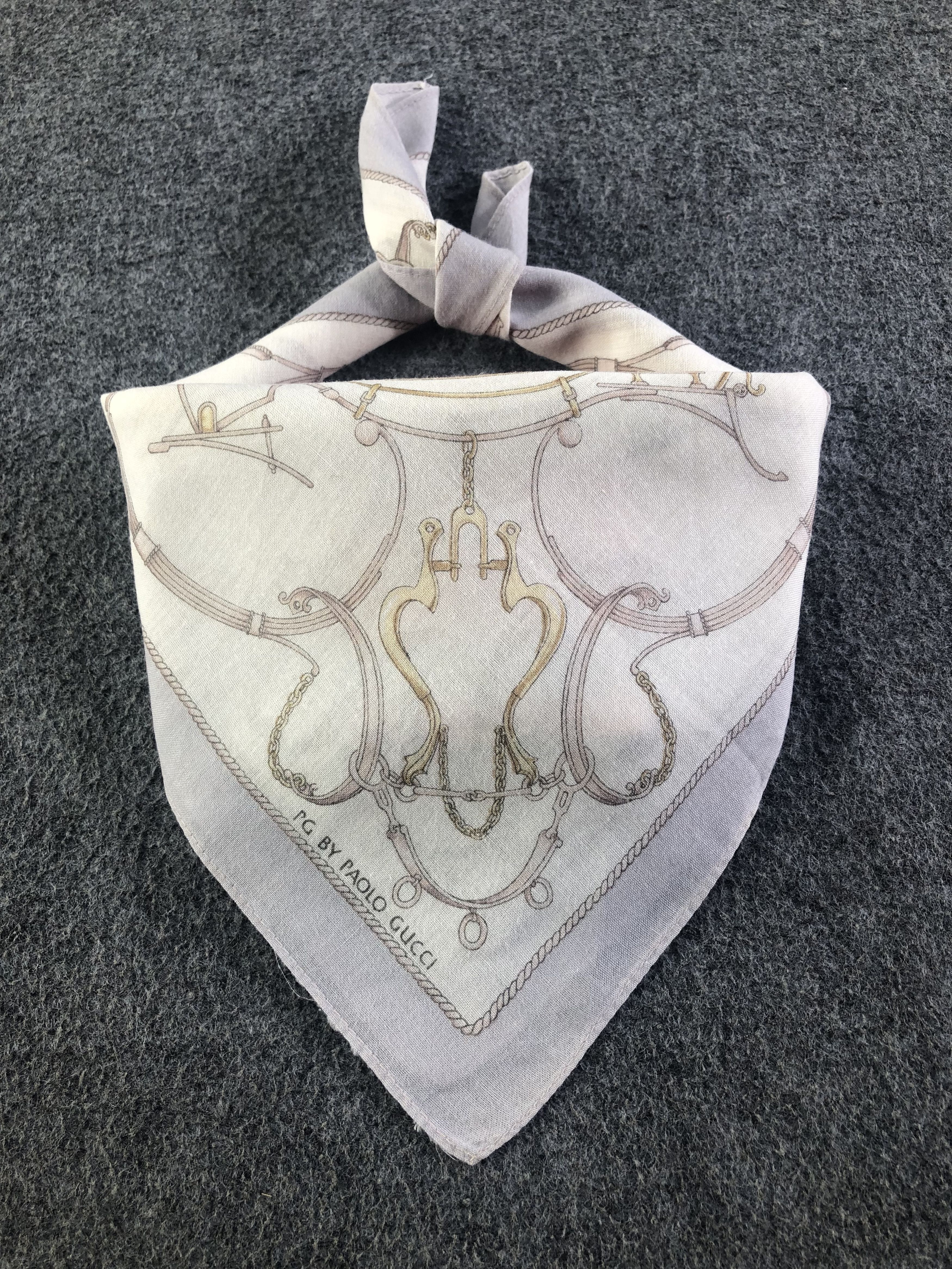 Paolo Gucci Paolo Gucci Handkerchief / Bandana / Neckerchief C506 Size ONE SIZE - 2 Thumbnail