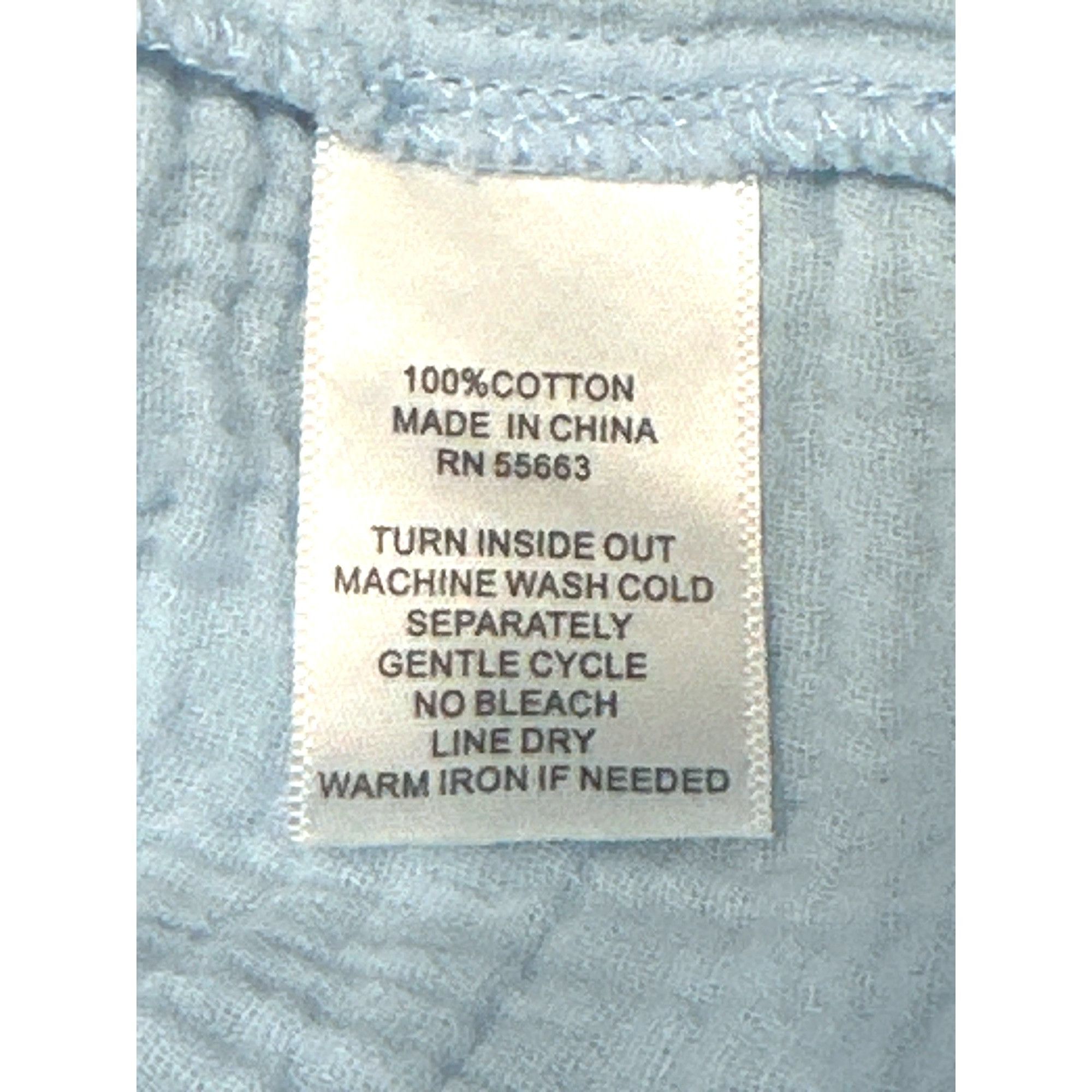 Other CCC Light Blue Cotton Boxy Top All Cotton Front Pockets Long Size XL / US 12-14 / IT 48-50 - 5 Thumbnail