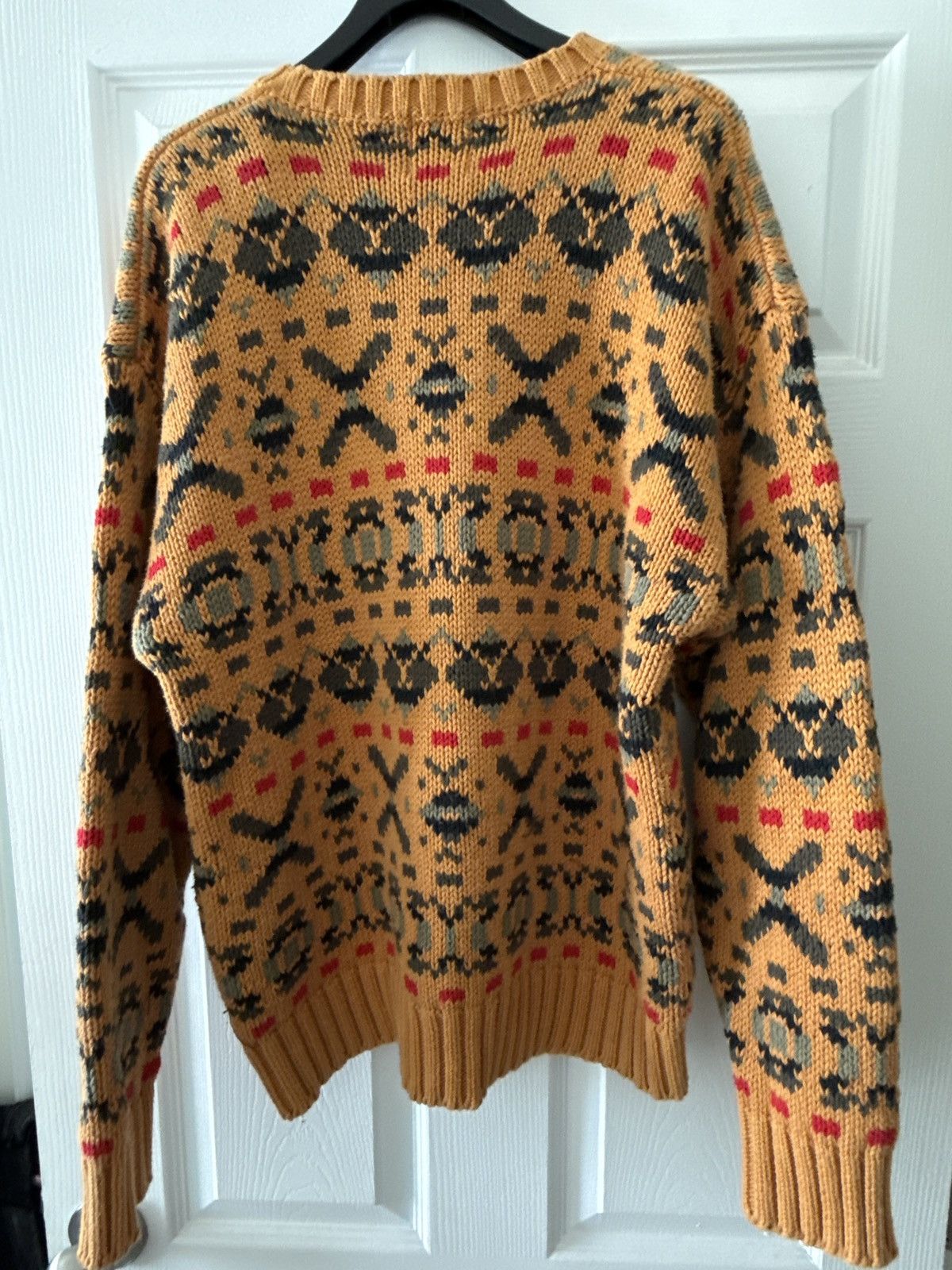 Gap GAP Orange Ribbed Knit Sweater Size US L / EU 52-54 / 3 - 1 Thumbnail