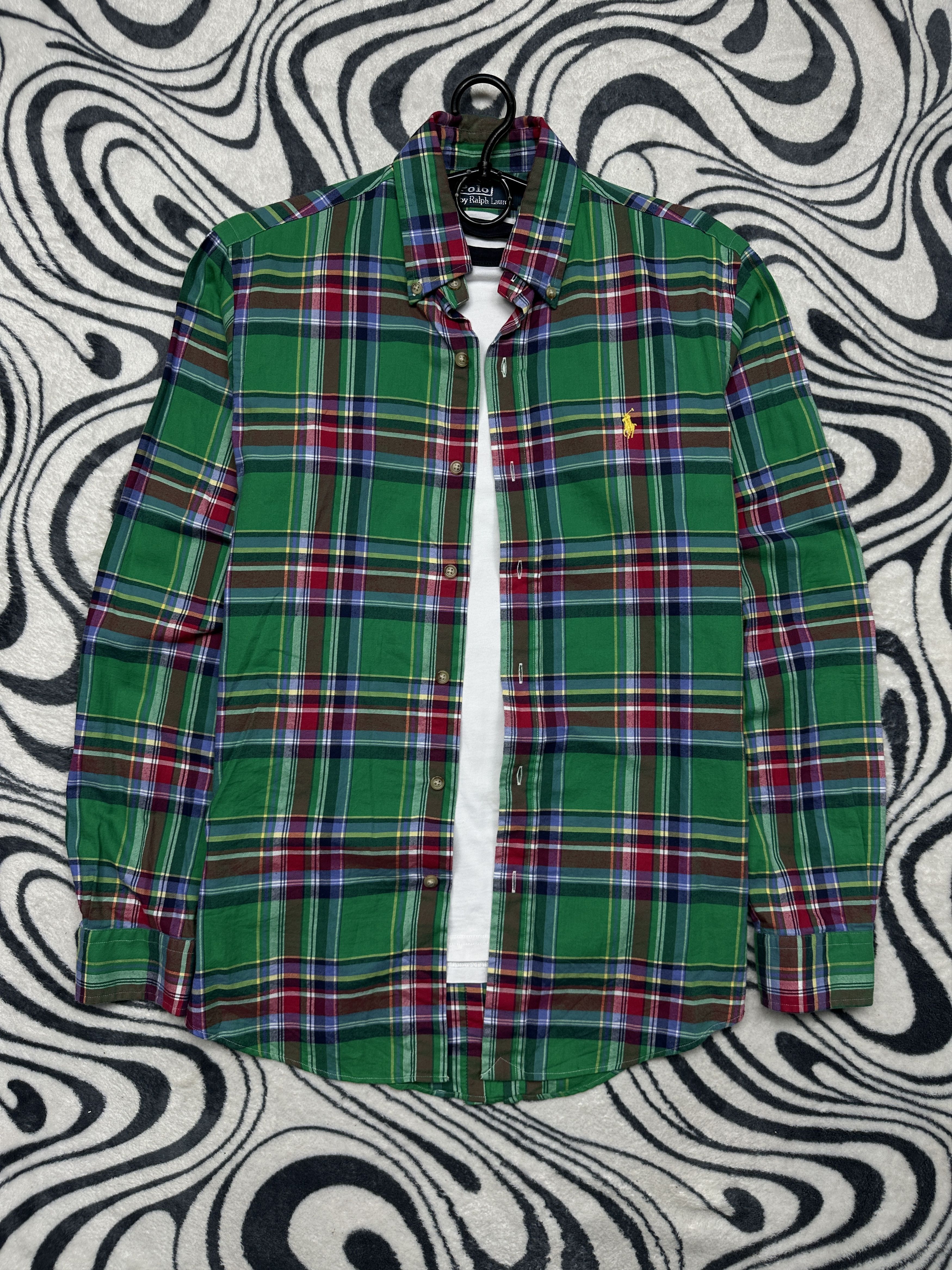 Polo Ralph Lauren Polo Ralph Lauren Mens Long Sleeve Plaid Shirt Size US S / EU 44-46 / 1 - 1 Thumbnail