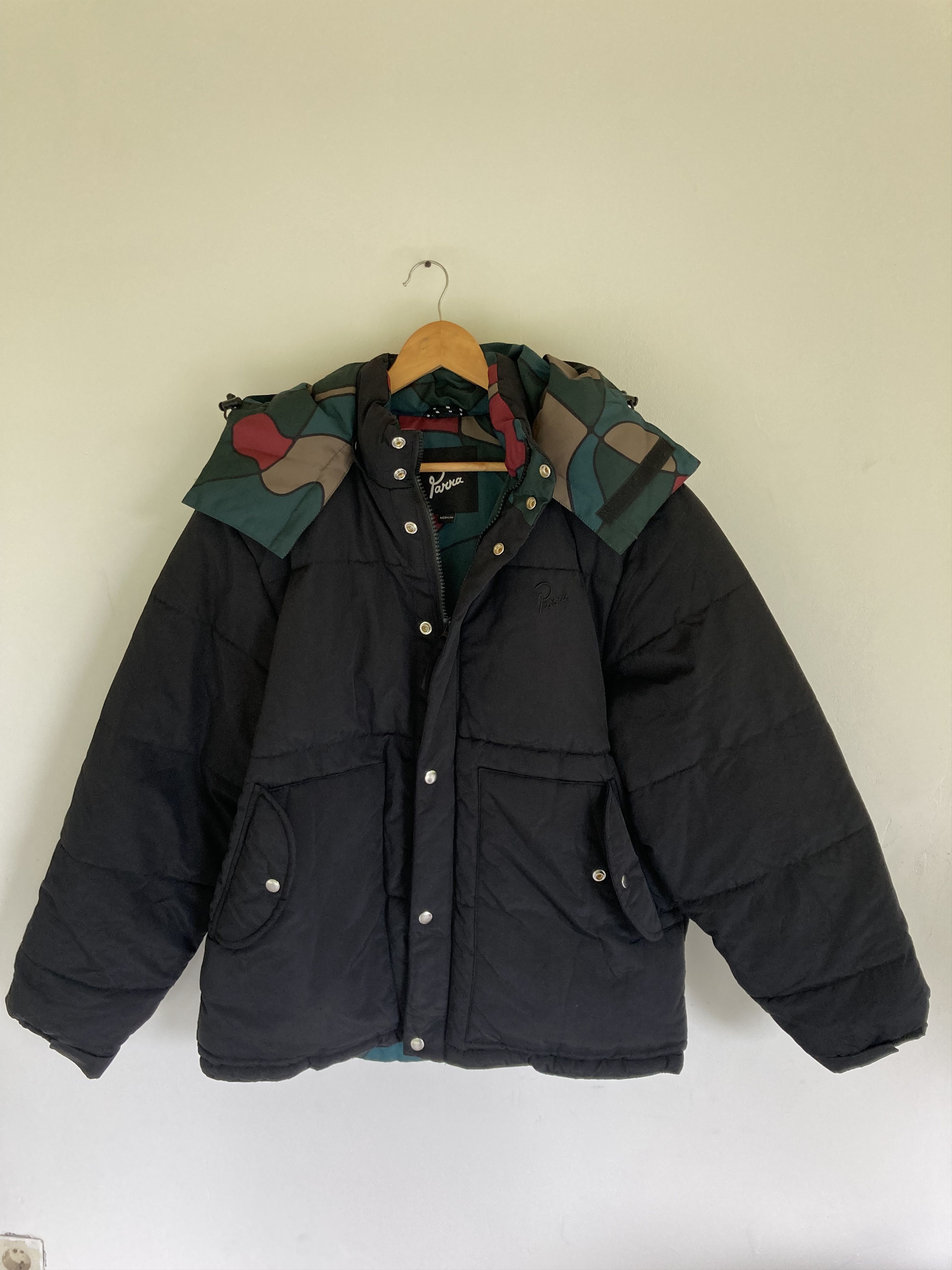 Parra Parra Trees in Wind Parka Black Mens Genuine M Size US M / EU 48-50 / 2 - 1 Thumbnail