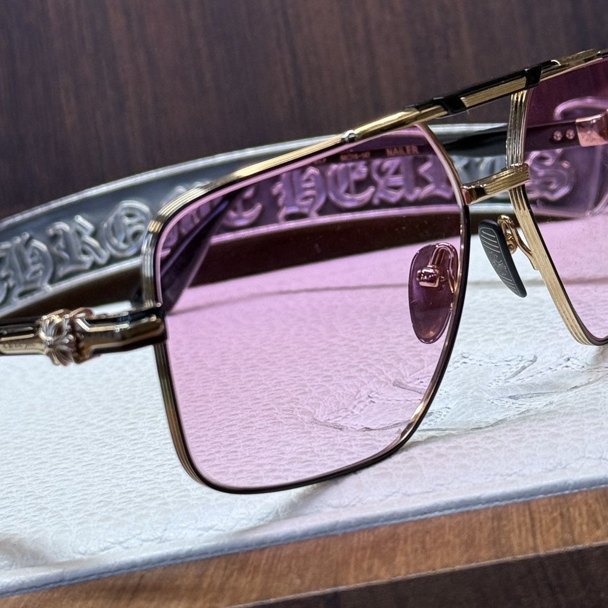 Chrome Hearts Chrome Hearts Nailer 1/1 Sunglasses Size ONE SIZE - 10 Thumbnail