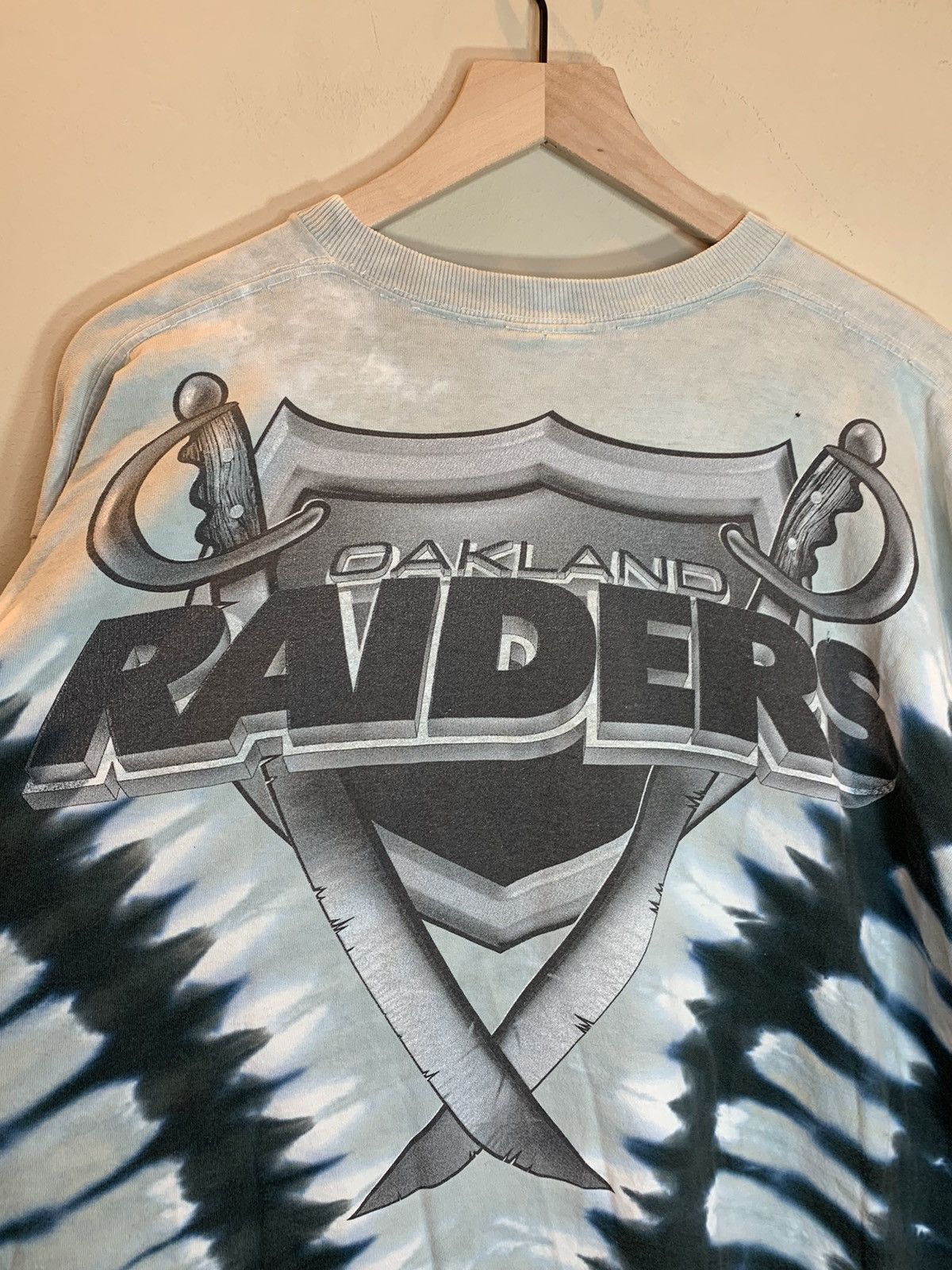 Liquid Blue RARE* Vintage 90’s Oakland Raiders Liquid Blue NFL AOP Shirt Size US XXL / EU 58 / 5 - 4 Thumbnail