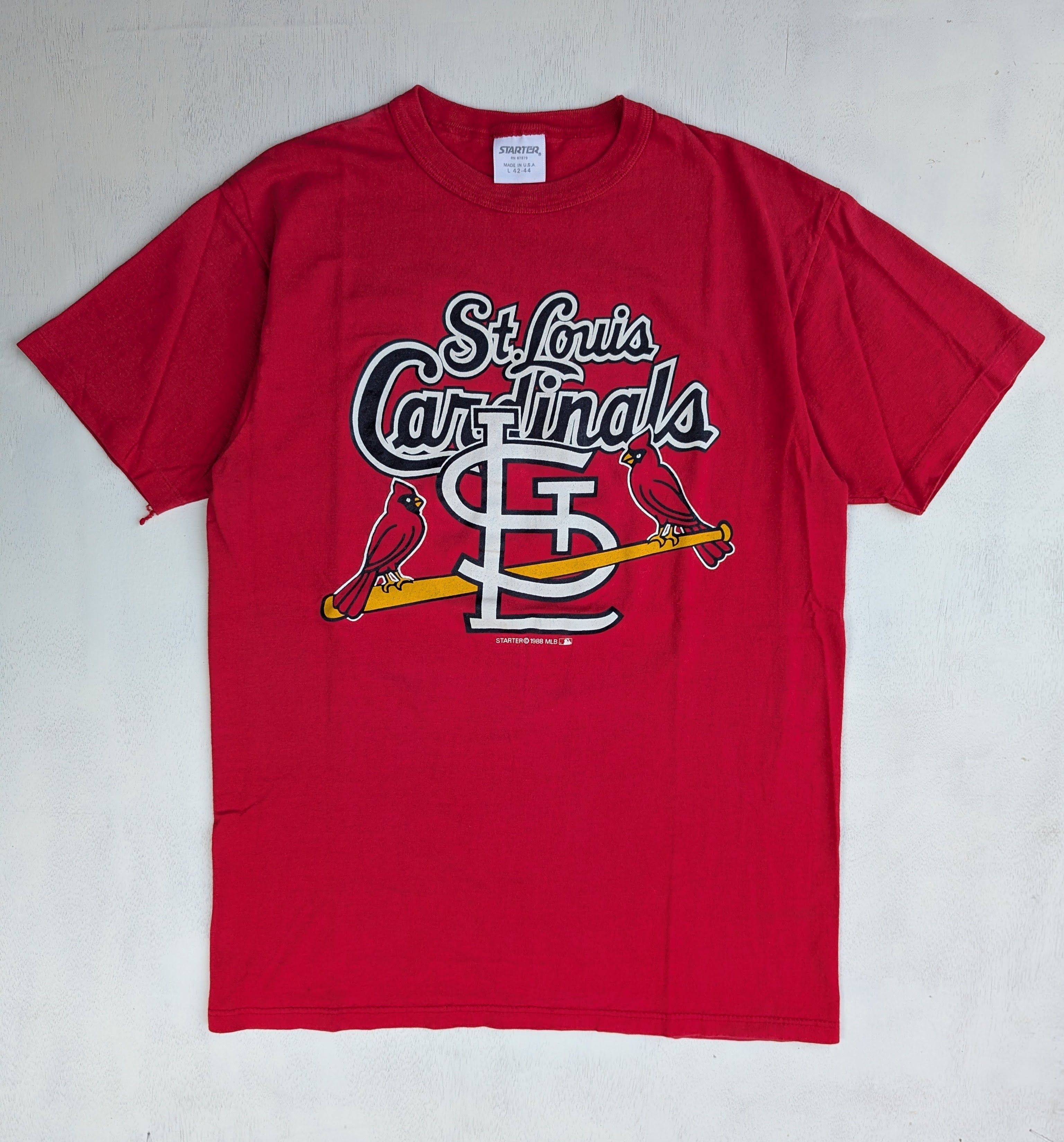 MLB × Starter × Vintage Vintage 1988 Starter St. Louis Cardinals graphic t shirt Size US L / EU 52-54 / 3 - 1 Thumbnail