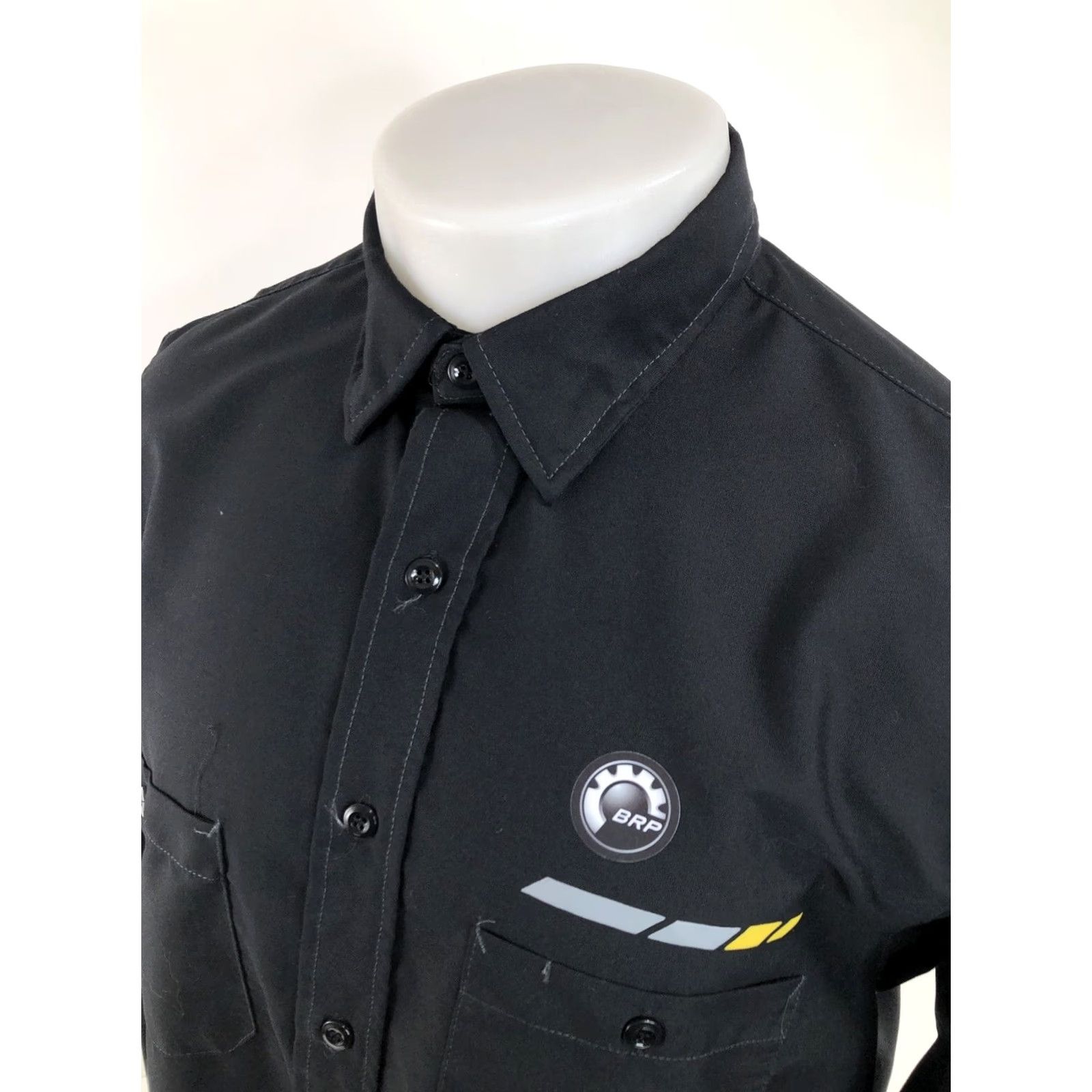 Vintage BRP / XPS - SKI-DOO, LYNX, SEA-DOO, EVNIRUDE, ROTAX, CAN AM Lg Shirt - EXCELLENT, BRP, Button-Up, Men, L, Black, Long Sleeve, Size L, Vintage? Size US L / EU 52-54 / 3 - 3 Thumbnail