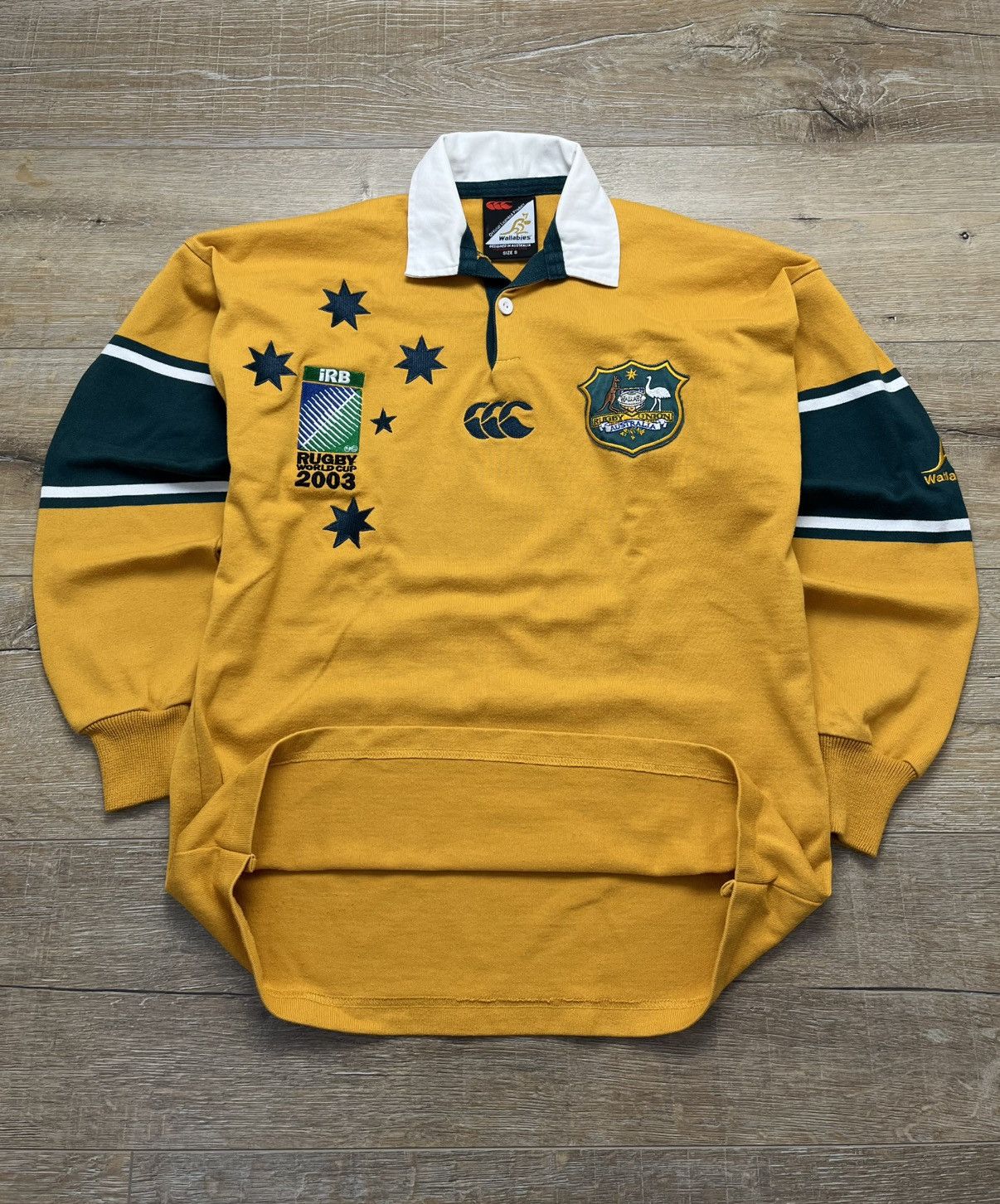 Canterbury of New Zealand VTG CANTERBURY WALLABIES AUSTRALIA 2003 RUGBY LONG SLEEVE Size US S / EU 44-46 / 1 - 3 Thumbnail