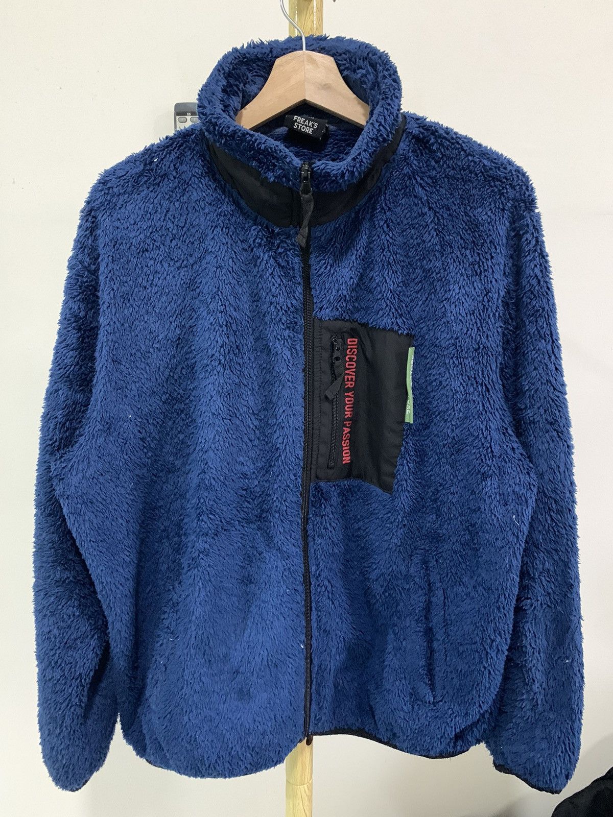 image of Marlboro x Vintage Malboro X Freaks Store Fleece Jacket in Blue, Men's (Size XL)