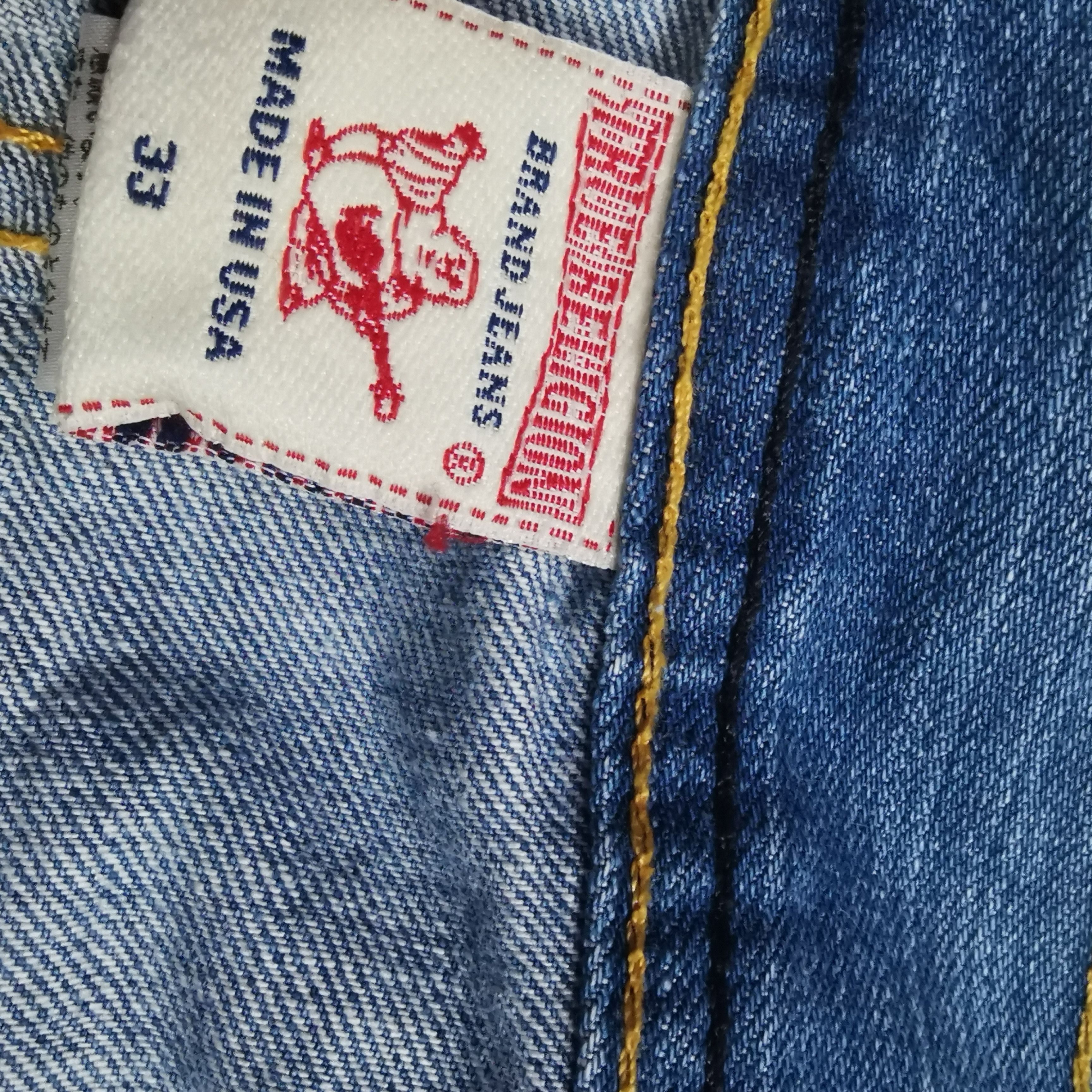 True Religion Y2k Embroidered Boro Stiching Patch Selvedge True Religion Size US 34 / EU 50 - 23 Thumbnail