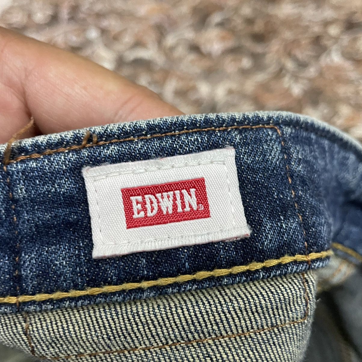 Edwin 🔥Vintage Edwin E503 Washed Ripped Distress Denim Jeans Size US 32 / EU 48 - 15 Thumbnail