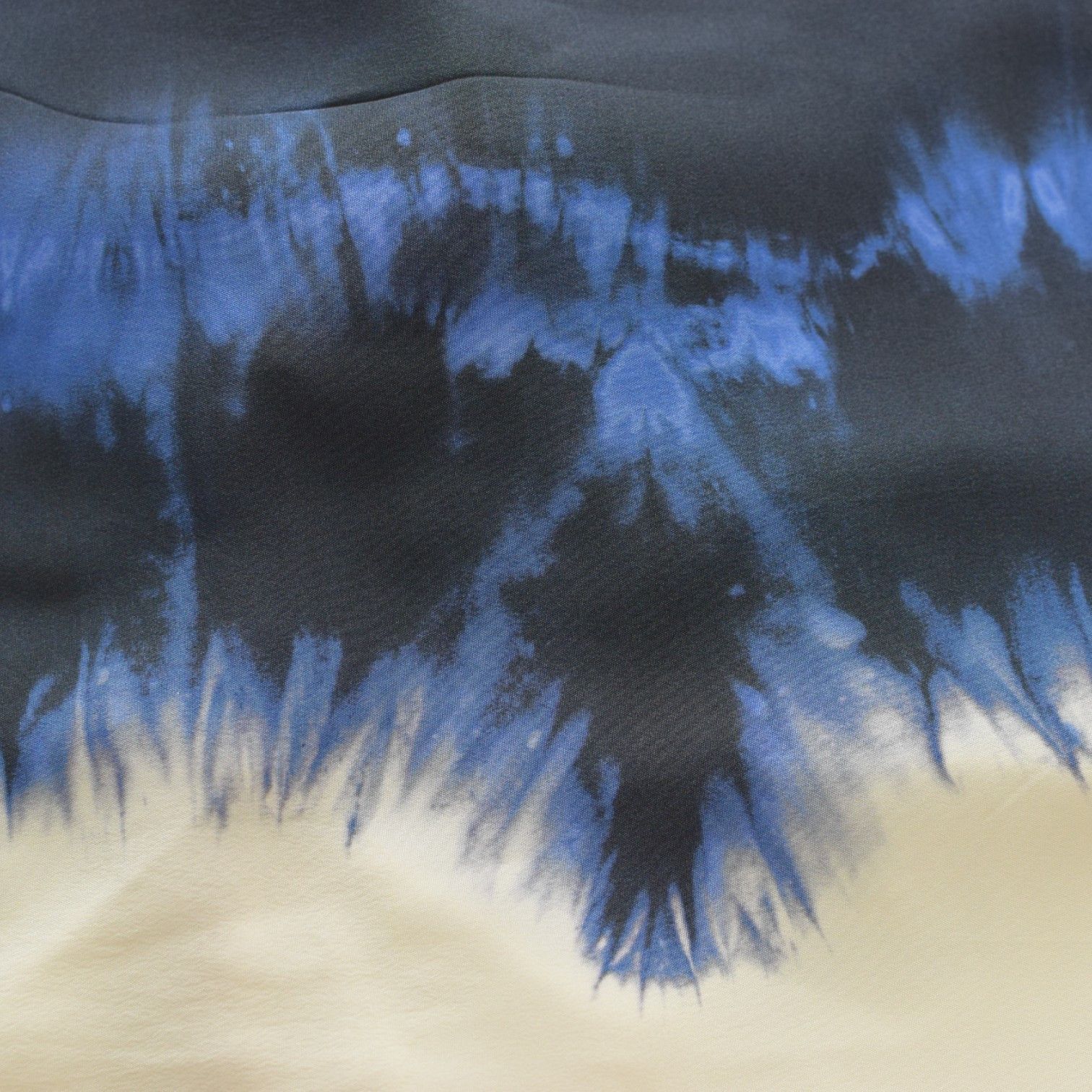 Stella McCartney Stella McCartney Blue Cream Tie Dye Effect 100% Silk Size M / US 6-8 / IT 42-44 - 5 Thumbnail