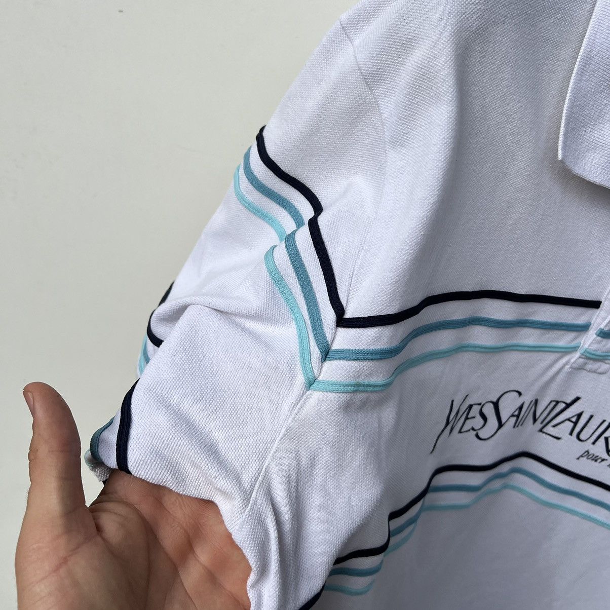 Saint Laurent Paris × Yves Saint Laurent Yves Saint Laurent polos T-Shirt Size US XXL / EU 58 / 5 - 2 Thumbnail