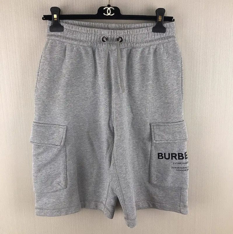 Burberry Gray Cotton Men's Shorts