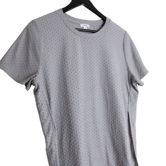 Aritzia Aritzia Wilfred T-Shirt Cappucine Jacquard Knit Short Sleeve Size L / US 10 / IT 46 - 2 Thumbnail