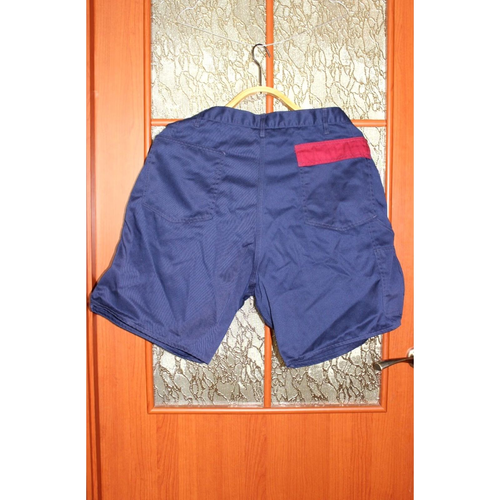 BMW VINTAGE BMW Workwear Shorts Mens 56 Blue/red Cotton 1980s Team BMW Motoren pants Size US 40 / EU 56 - 5 Thumbnail