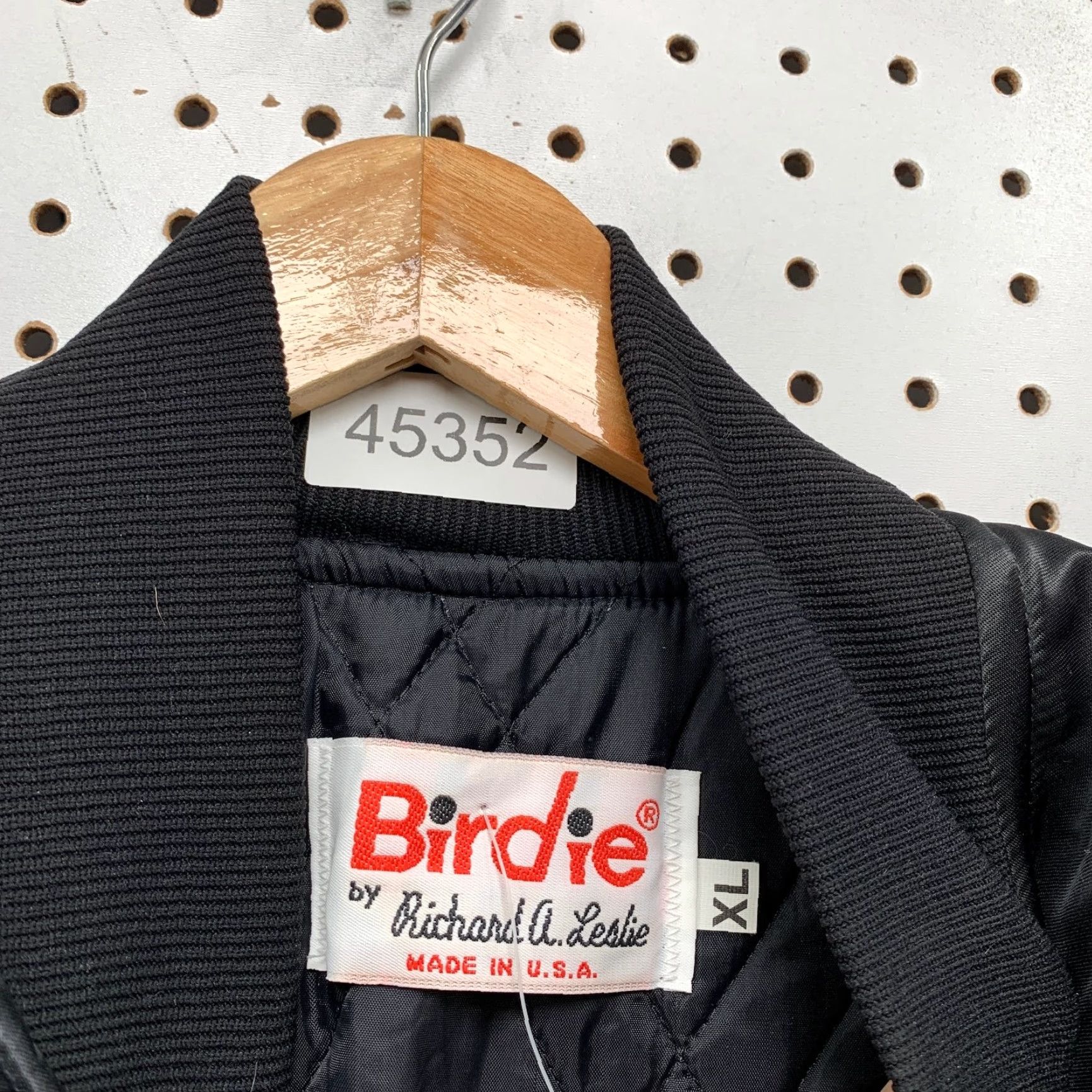 Vintage VINTAGE Birdie Wizards Softball Satin Jacket Mens XL Black 90s Snap Made USA Size US XL / EU 56 / 4 - 4 Thumbnail