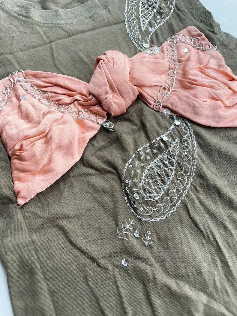John Galliano John Galliano Embroidered Bow Tank Top. Size US S / EU 44-46 / 1 - 3 Thumbnail