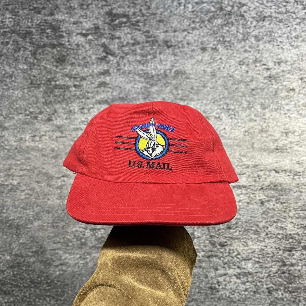 Vintage Vintage 90s Looney Tunes Bug Bunny U.S. Mail Snapback Hat Size ONE SIZE - 1 Thumbnail